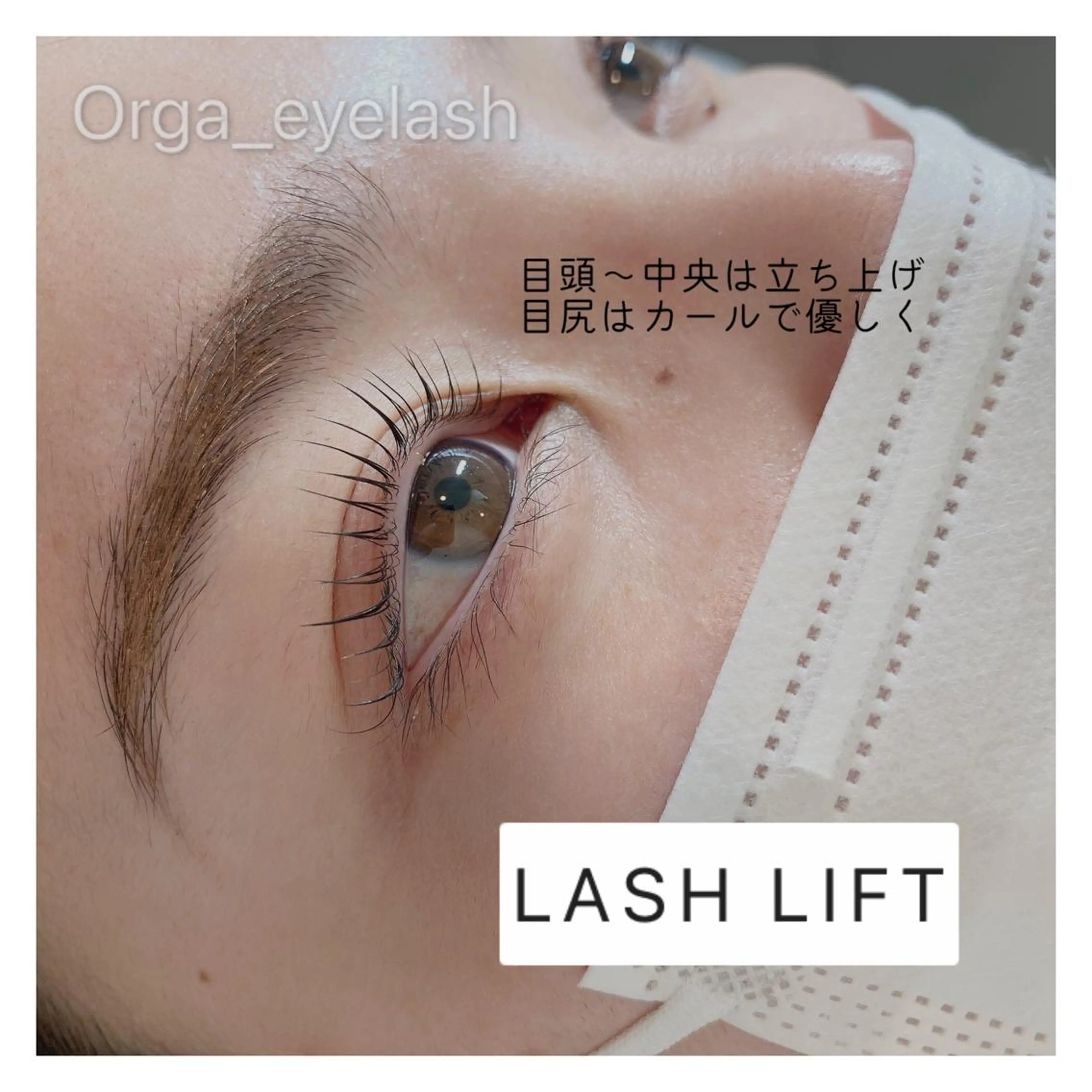 【まつ毛パーマモデル】の写真