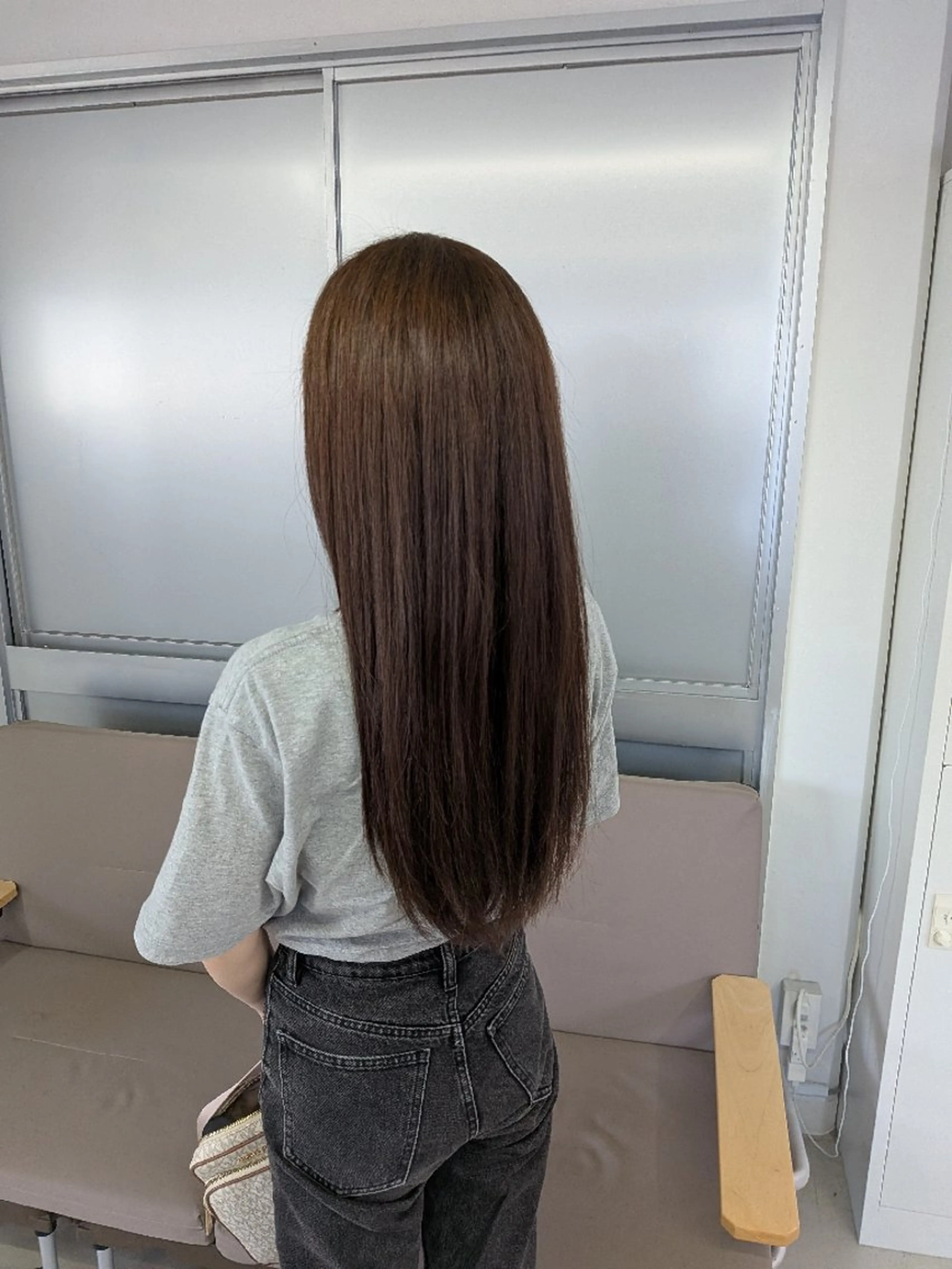 ロング アッシュ カット ヘアカラー elk RIKIのヘアスタイル