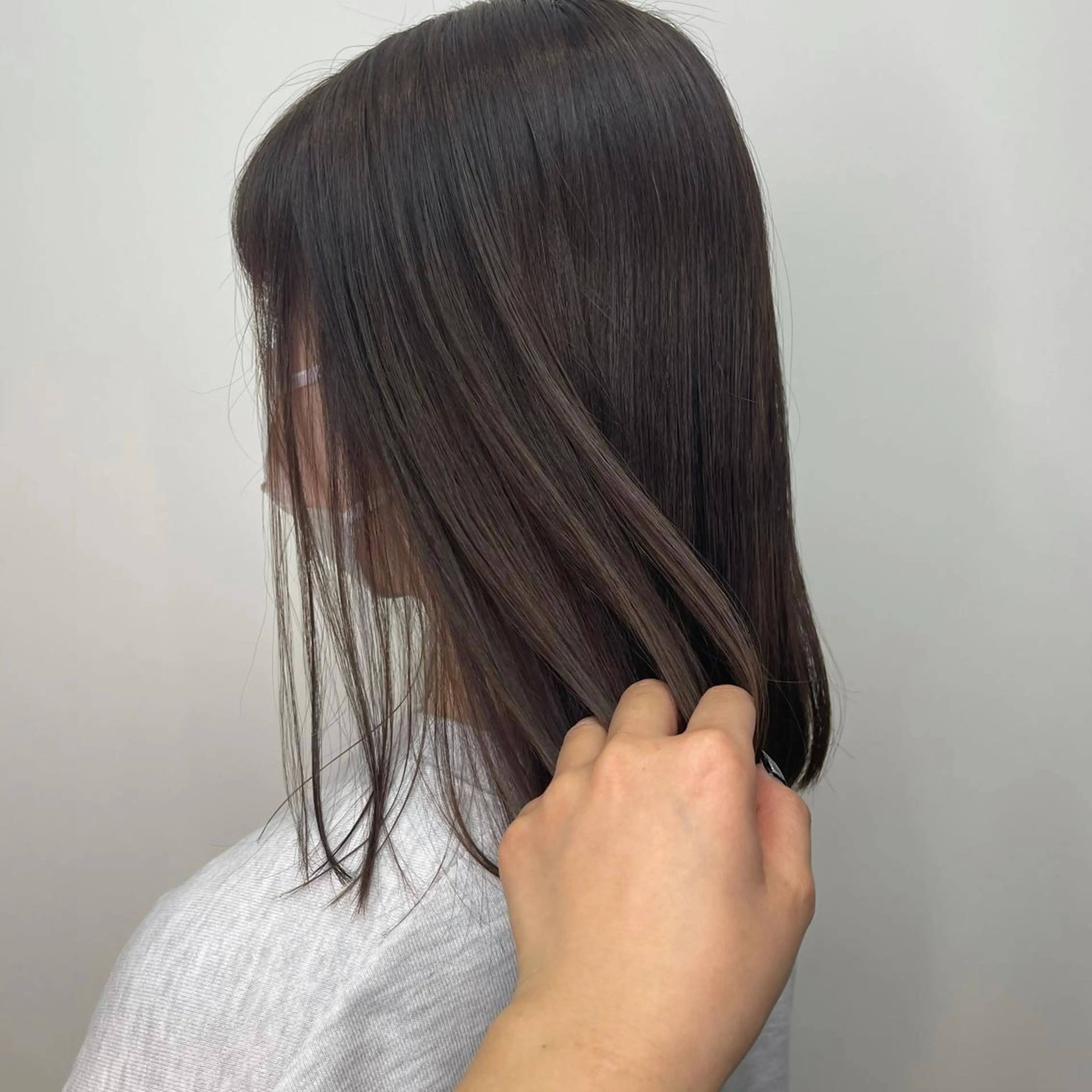 ミディアム カラー 𖧷 ⁺. 大人ヘア Yui 𓂃𓈒𓏸のヘアスタイル