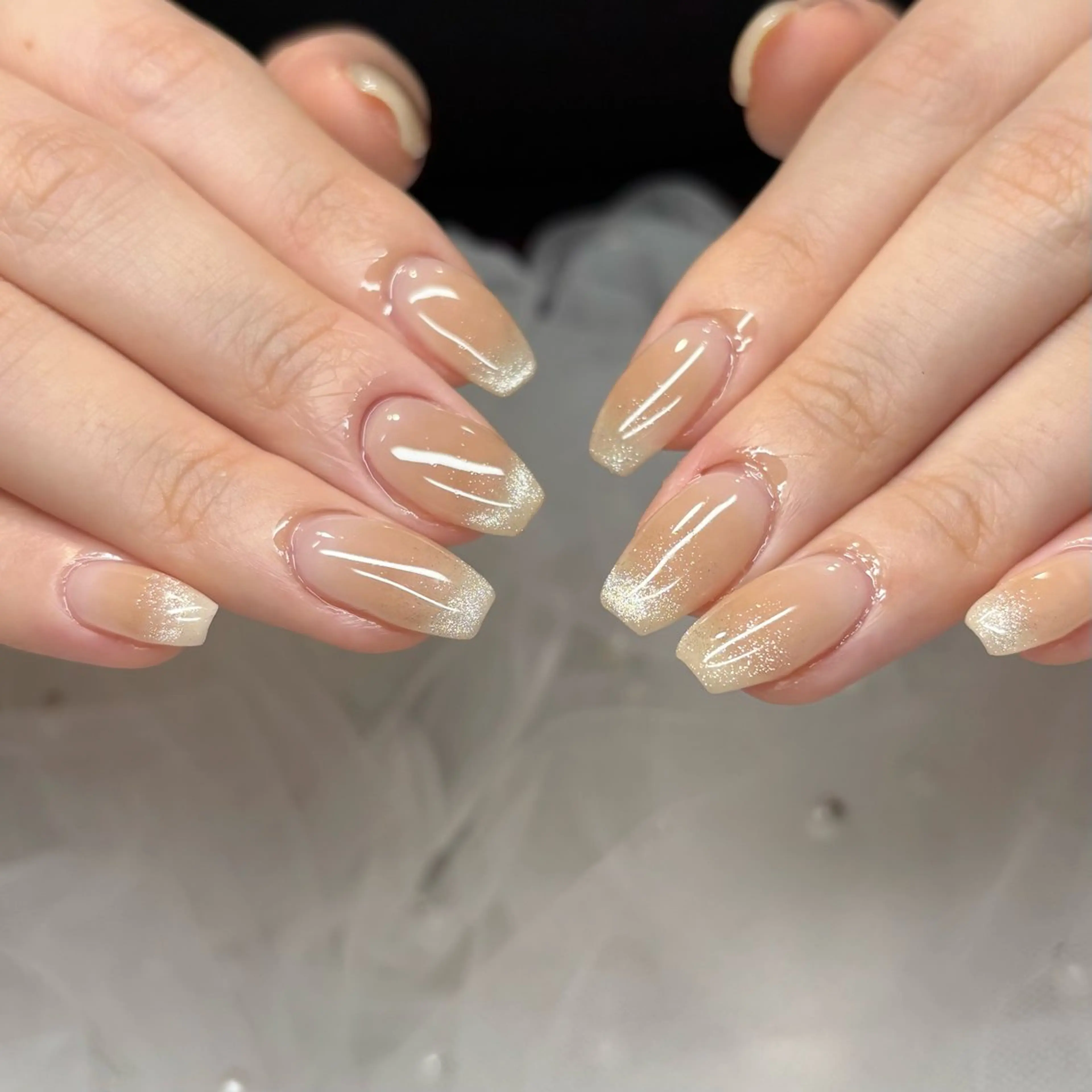 ネイル チークネイル ハンドネイル 荒巻 めいのネイルデザイン