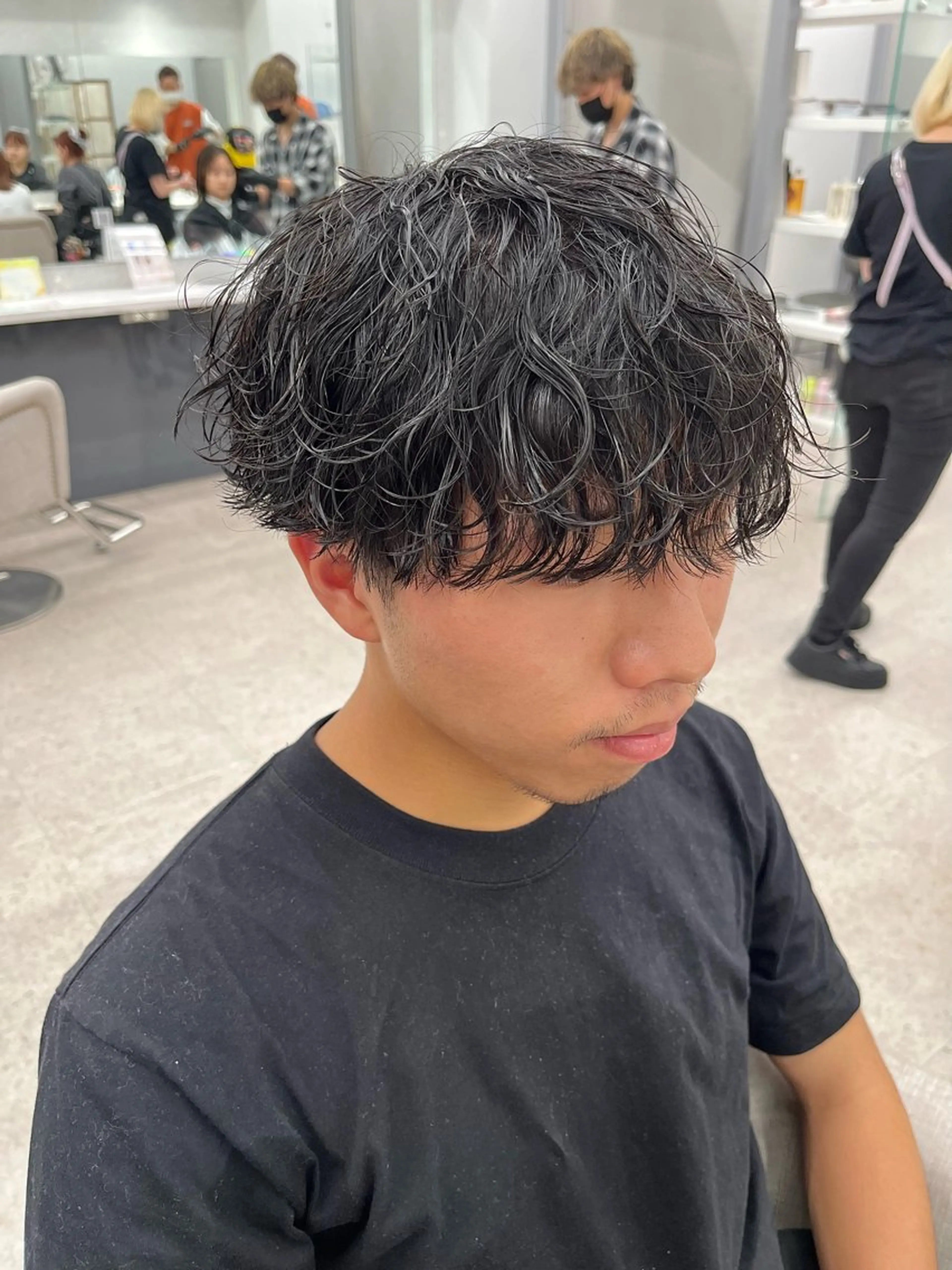 パーマ メンズ カット パーマ 🍐シャドウパーマ メンズ特化/守岡🍐のヘアスタイル