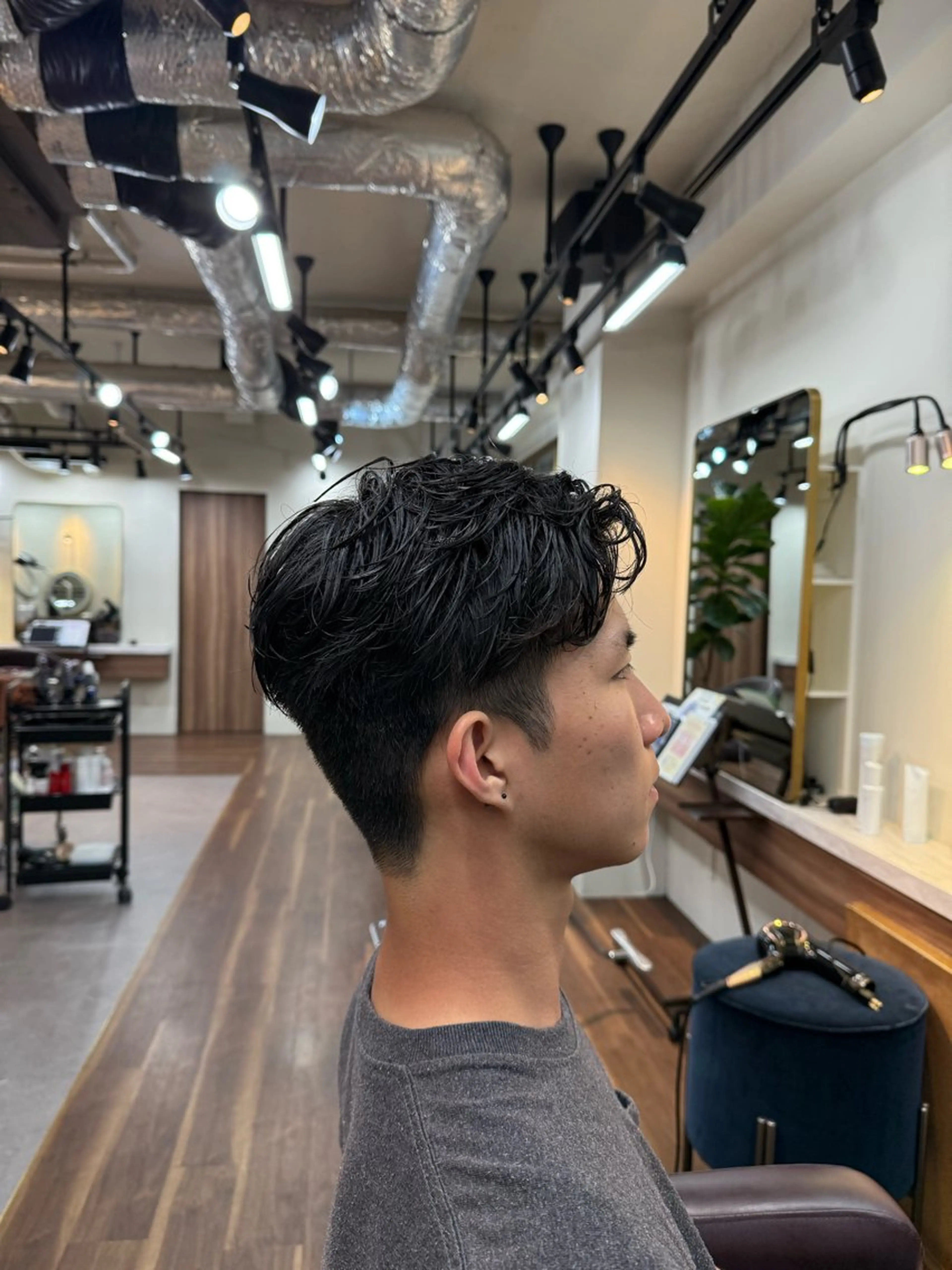 メンズ カット 野上 晃生のヘアスタイル