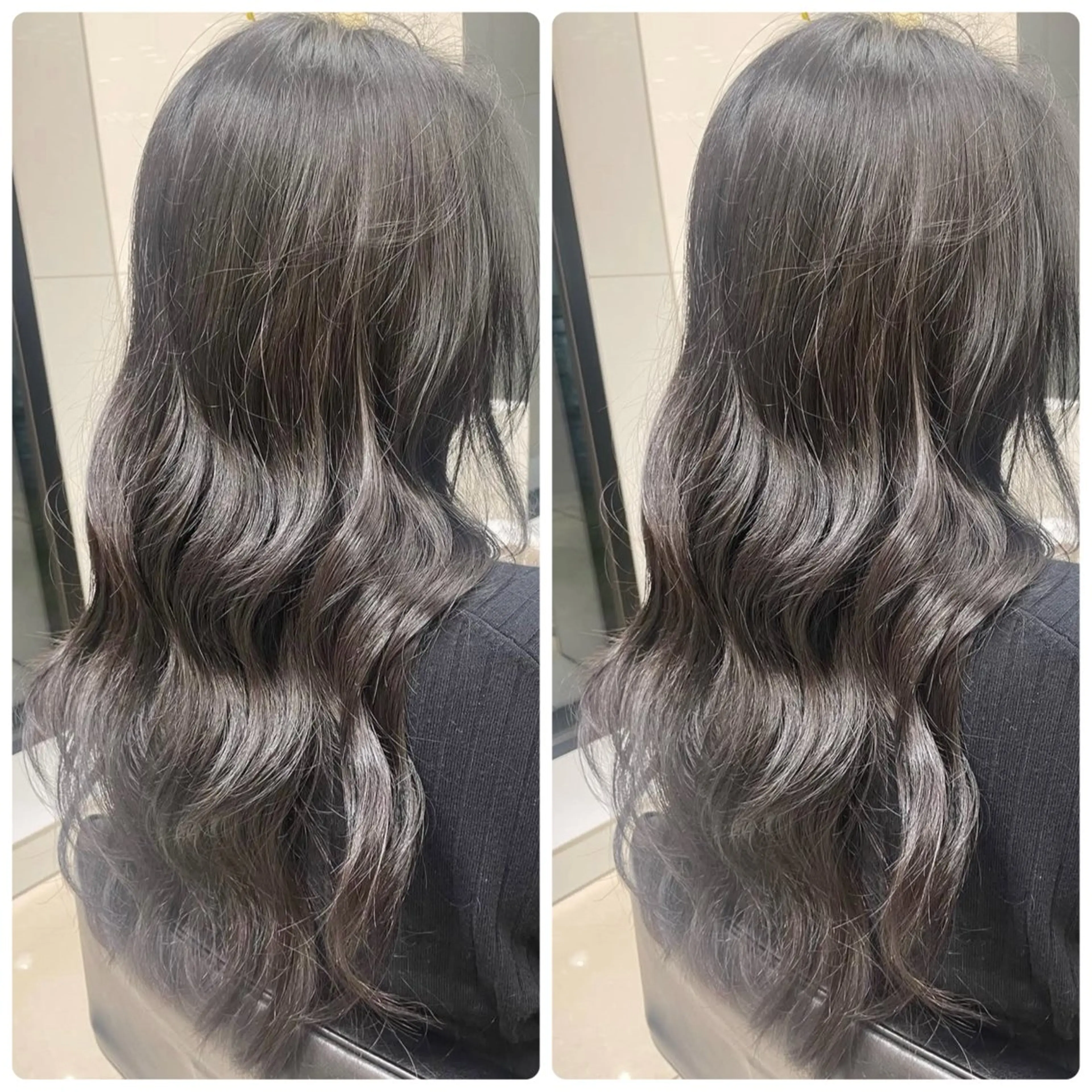 ロング ヘアカラー トリートメント 🦋ハイトーン🦋 石山 希理🦋のヘアスタイル