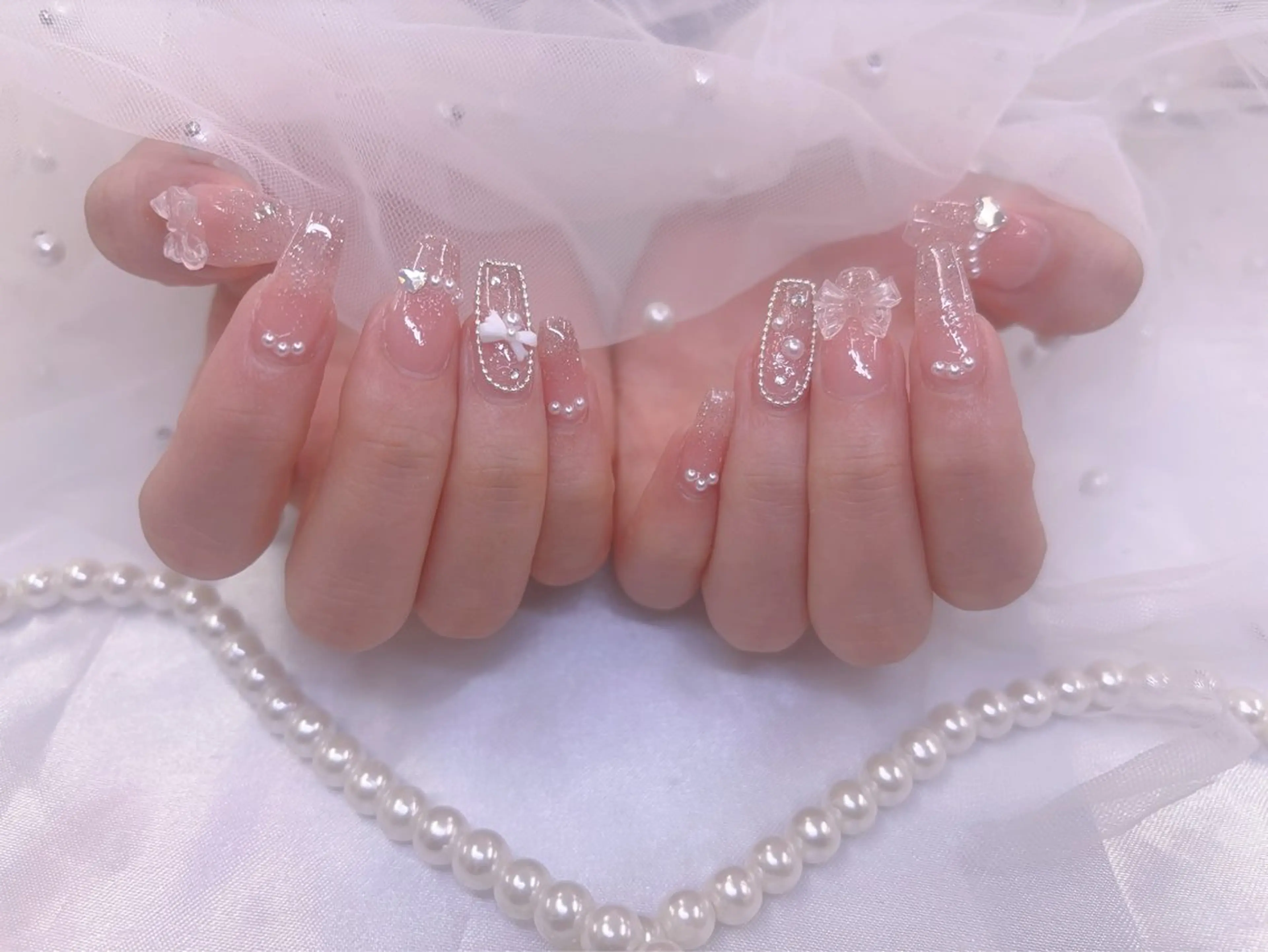 ネイル U・mi nail salon【長さ出し/パラジェル/持ち込み/定額ネイル/学割U24】所属・Uminail ゆうゆうのネイルデザイン
