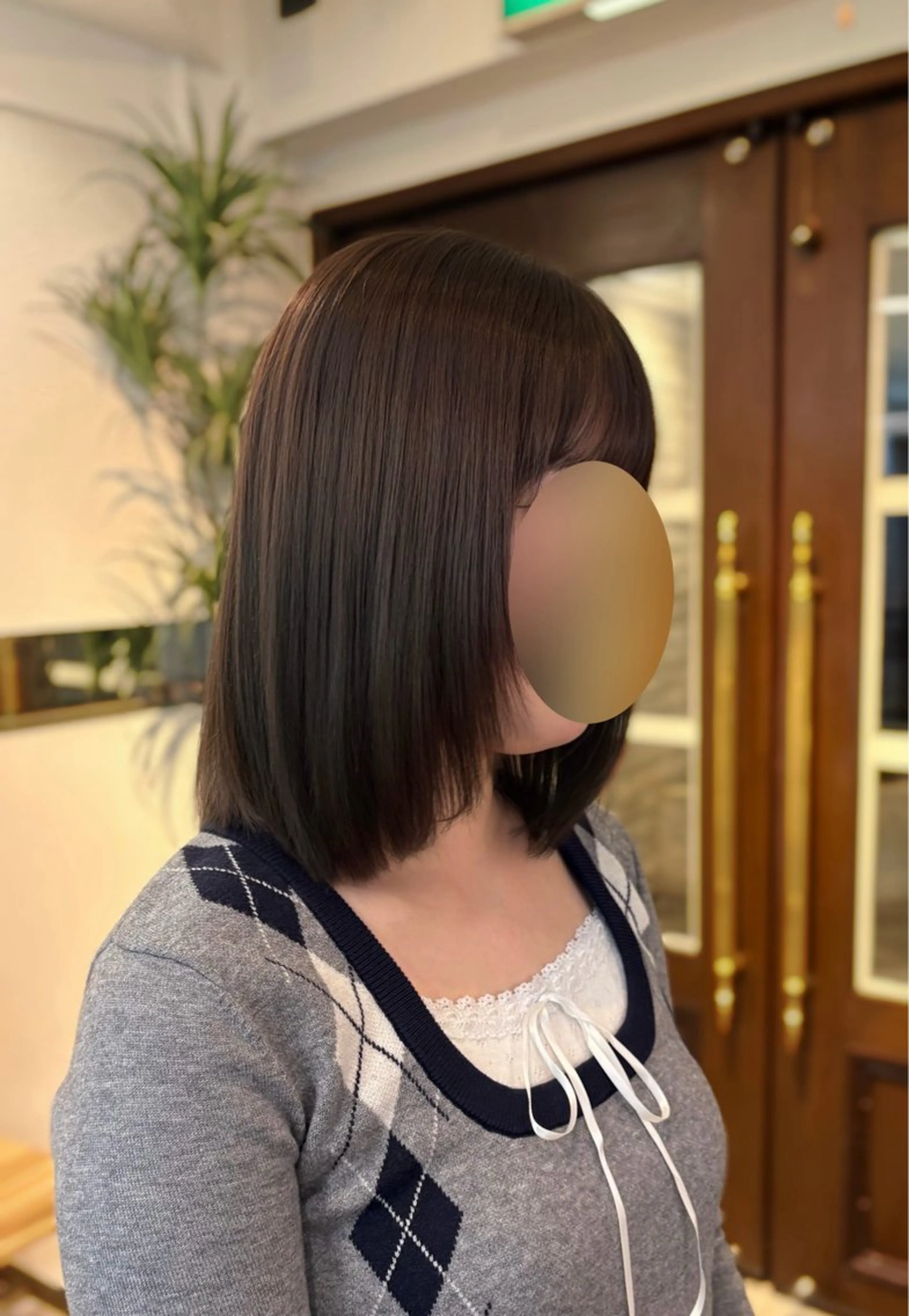 ミディアム カラー トゥサリ/ 海外ヘア/レイヤーのヘアスタイル