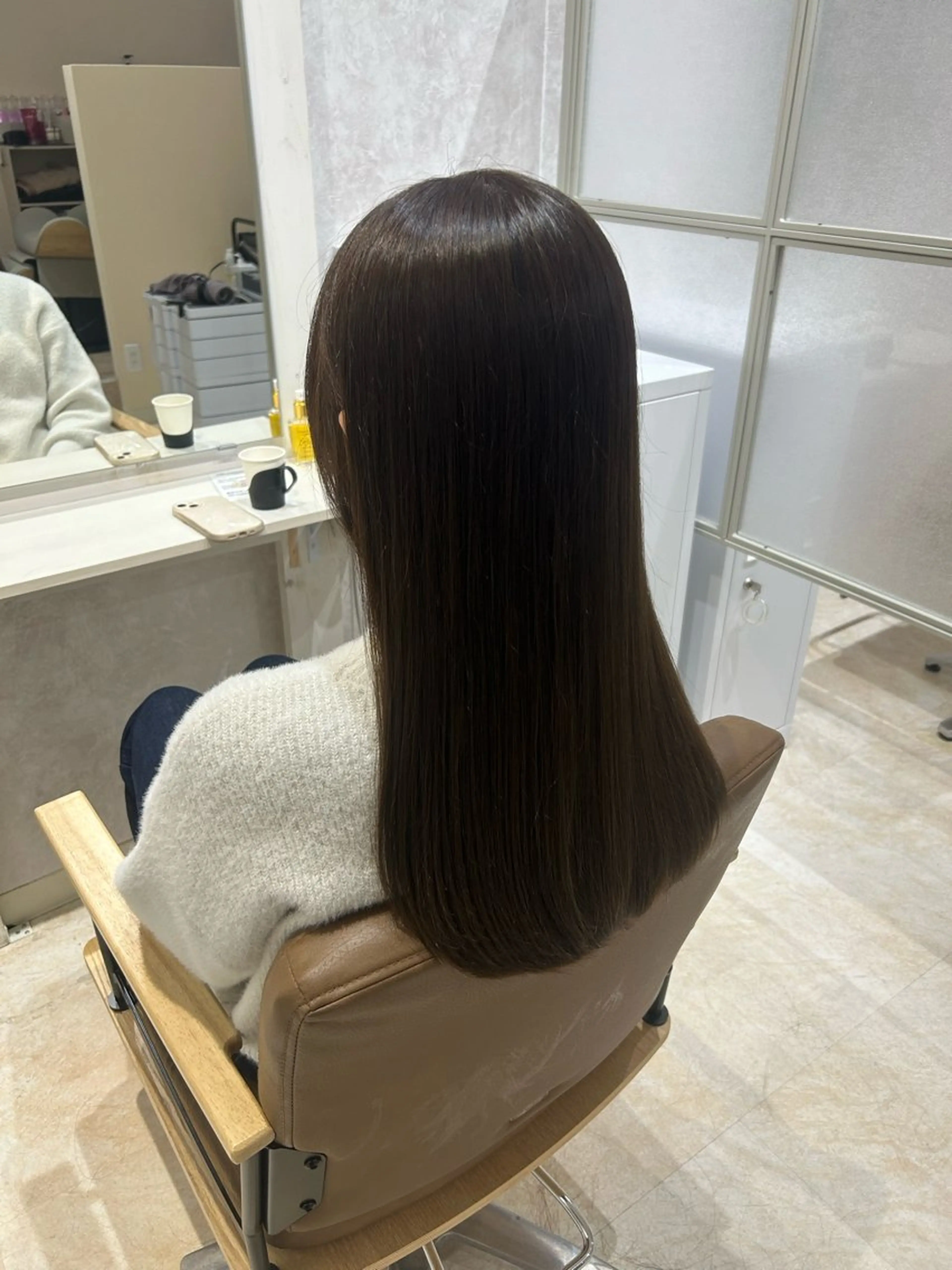 セミロング カラー カット ヘアカラー トリートメント ヘアセット 💙まこと💙艶 カラー(Rico)のヘアスタイル