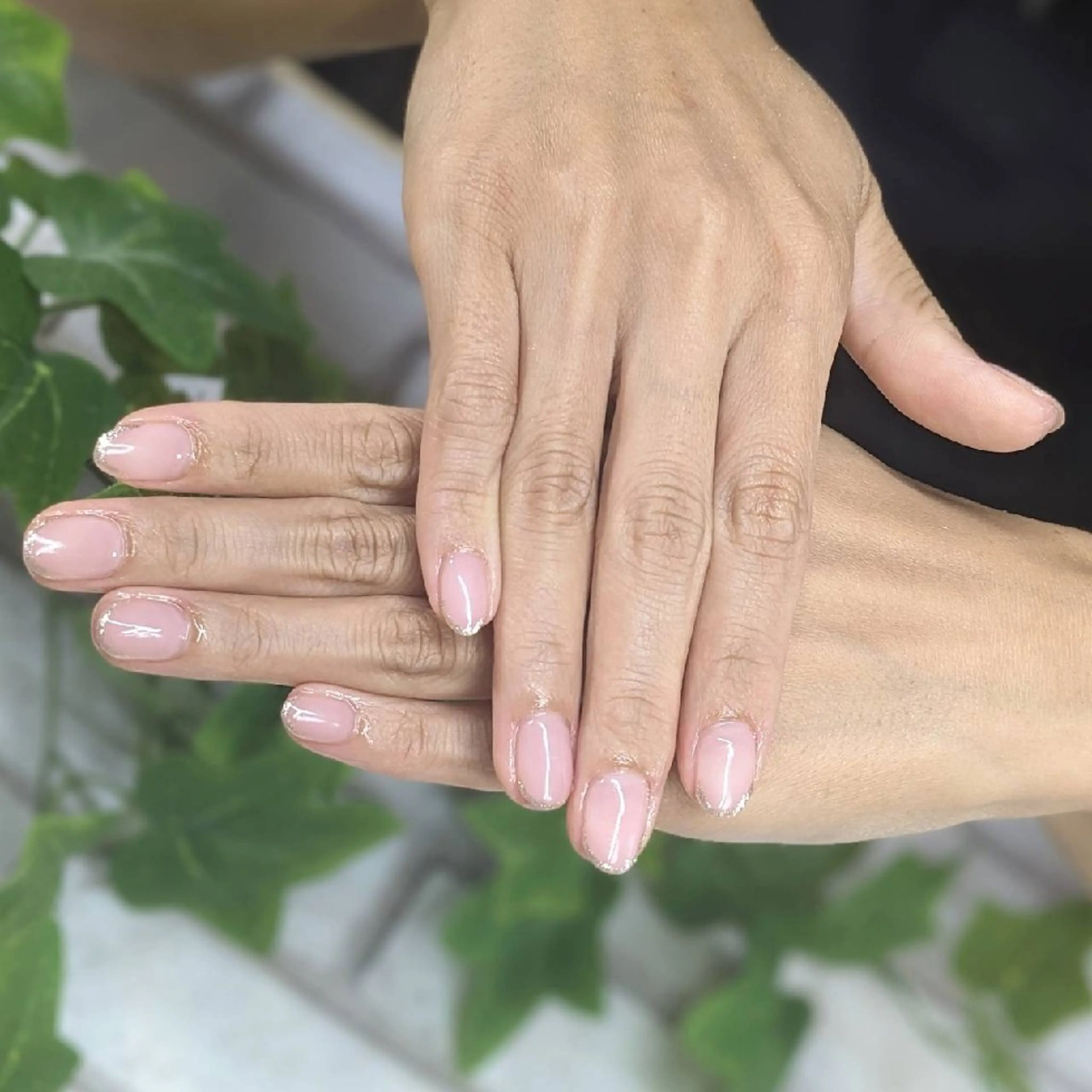 ネイル フレンチネイル ゴールド ハンドネイル ネイルサロンベルティ .keikoのネイルデザイン