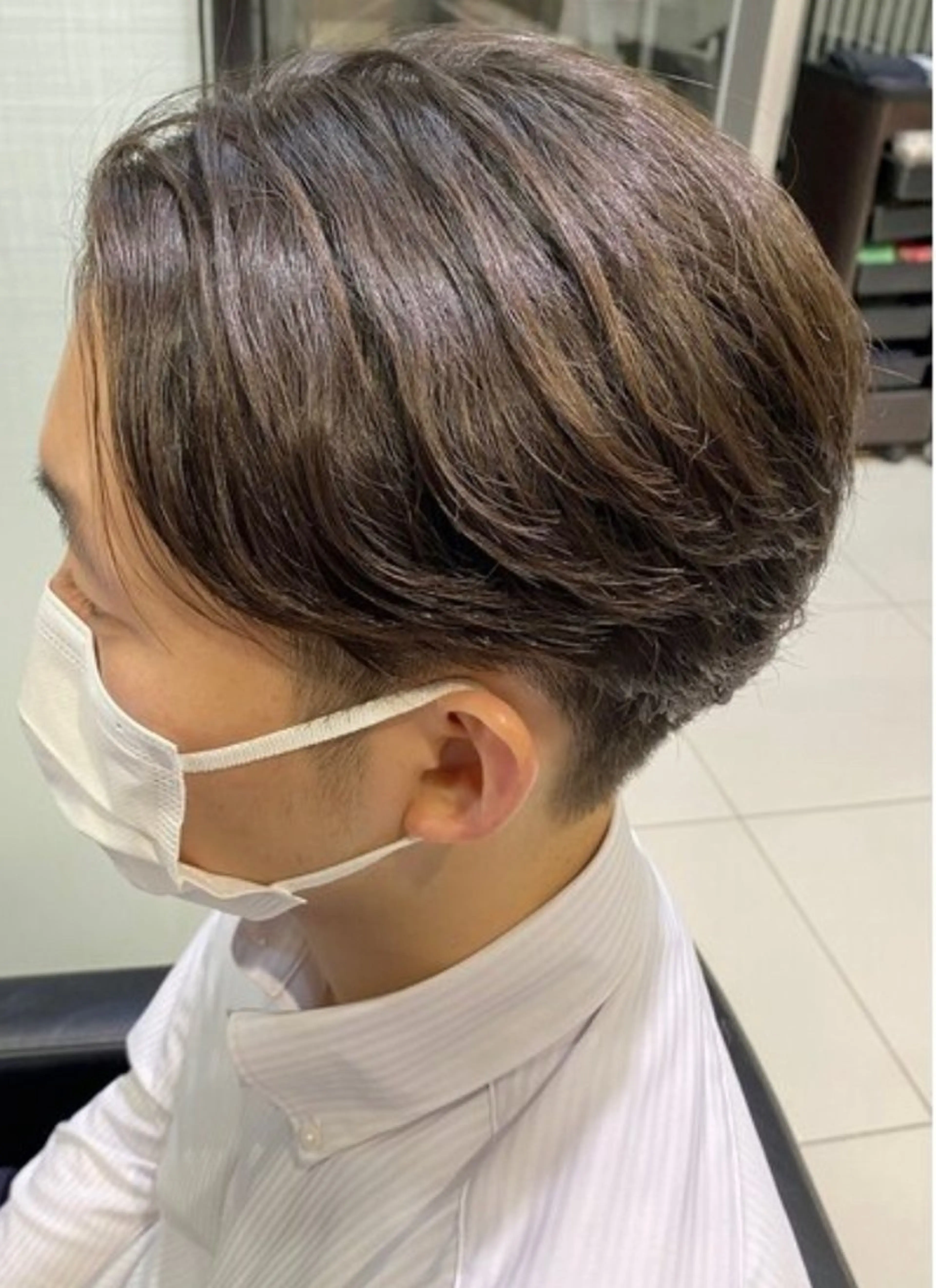 ミディアム メンズ メンズベリーショート 鈴木達也のヘアスタイル