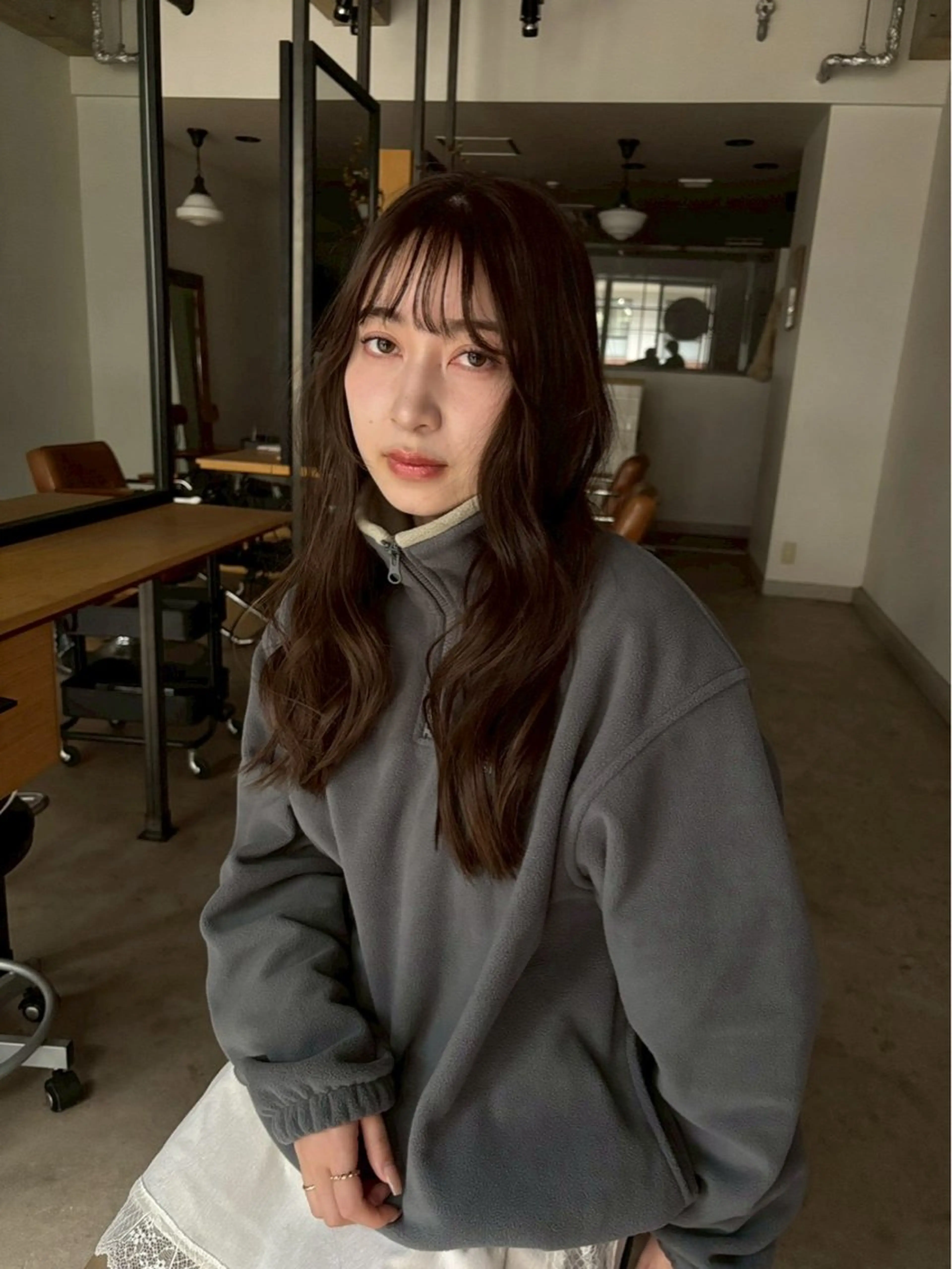 カラー miku/天神 艶カラーのヘアスタイル