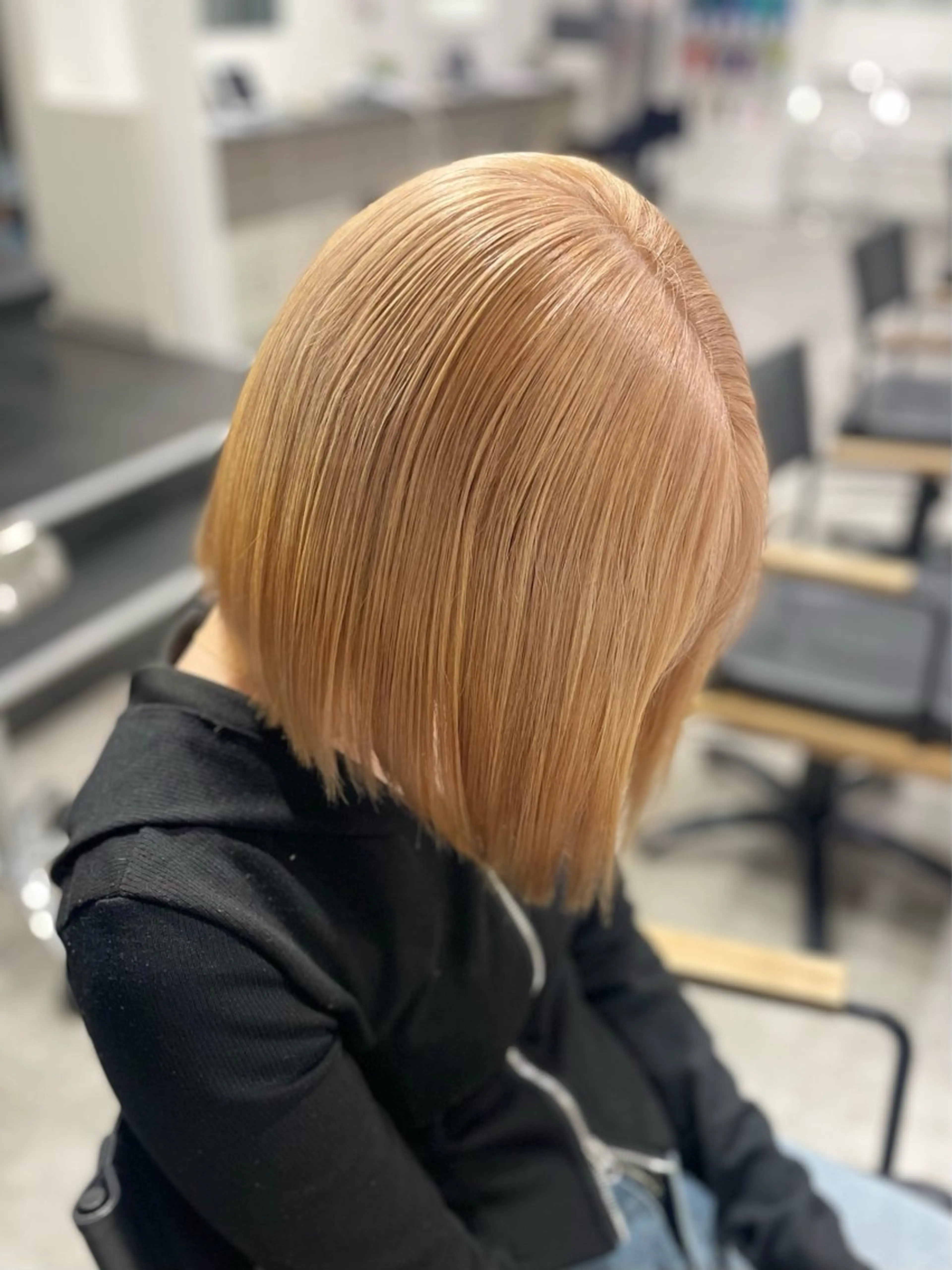 ミディアム カラー ヘアカラー トリートメント GaKu/ハイトーン /ブリーチ/レイヤーのヘアスタイル