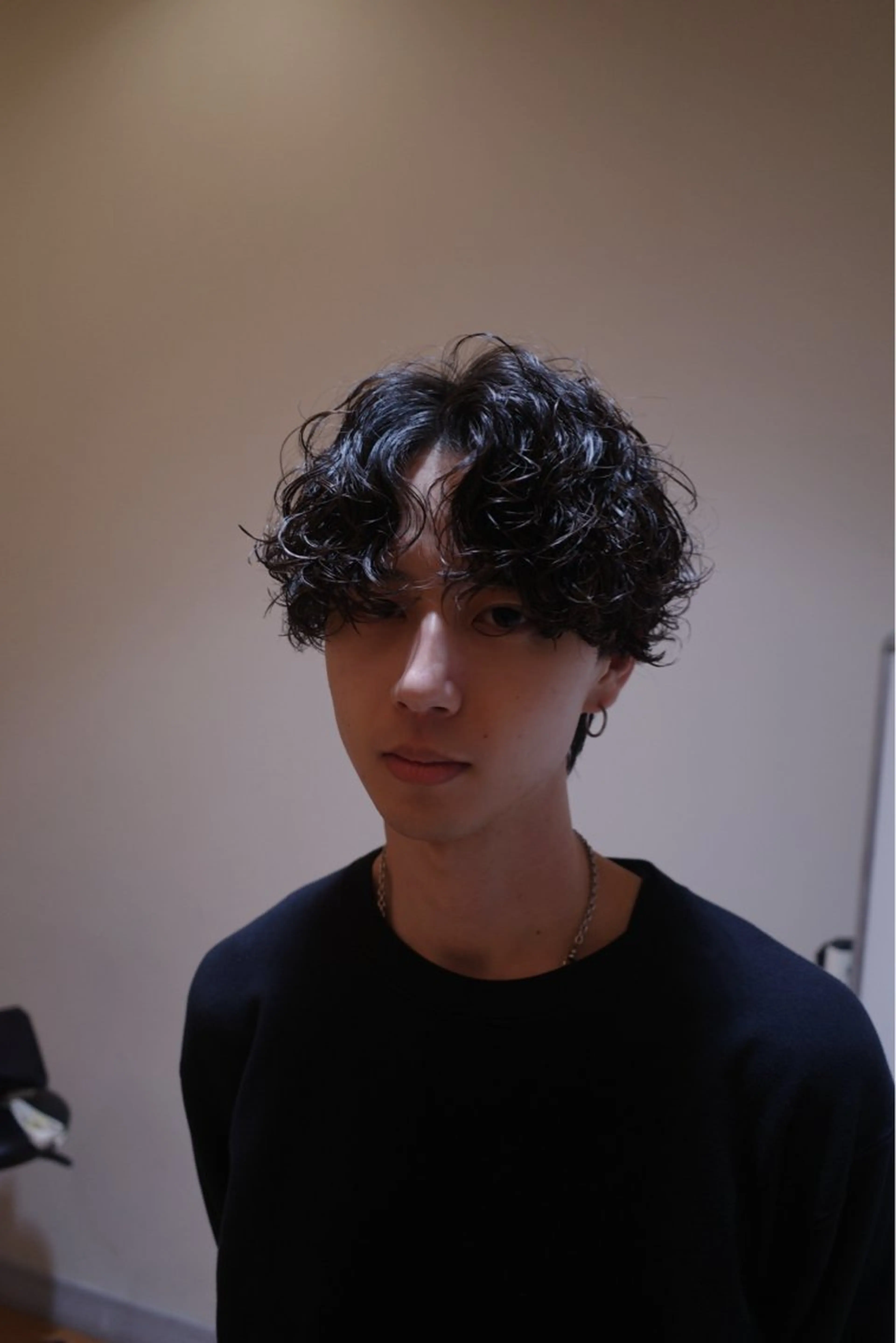 ショート パーマ メンズ メンズパーマ スパイラルパーマ カット パーマ 菅野 智敬のヘアスタイル