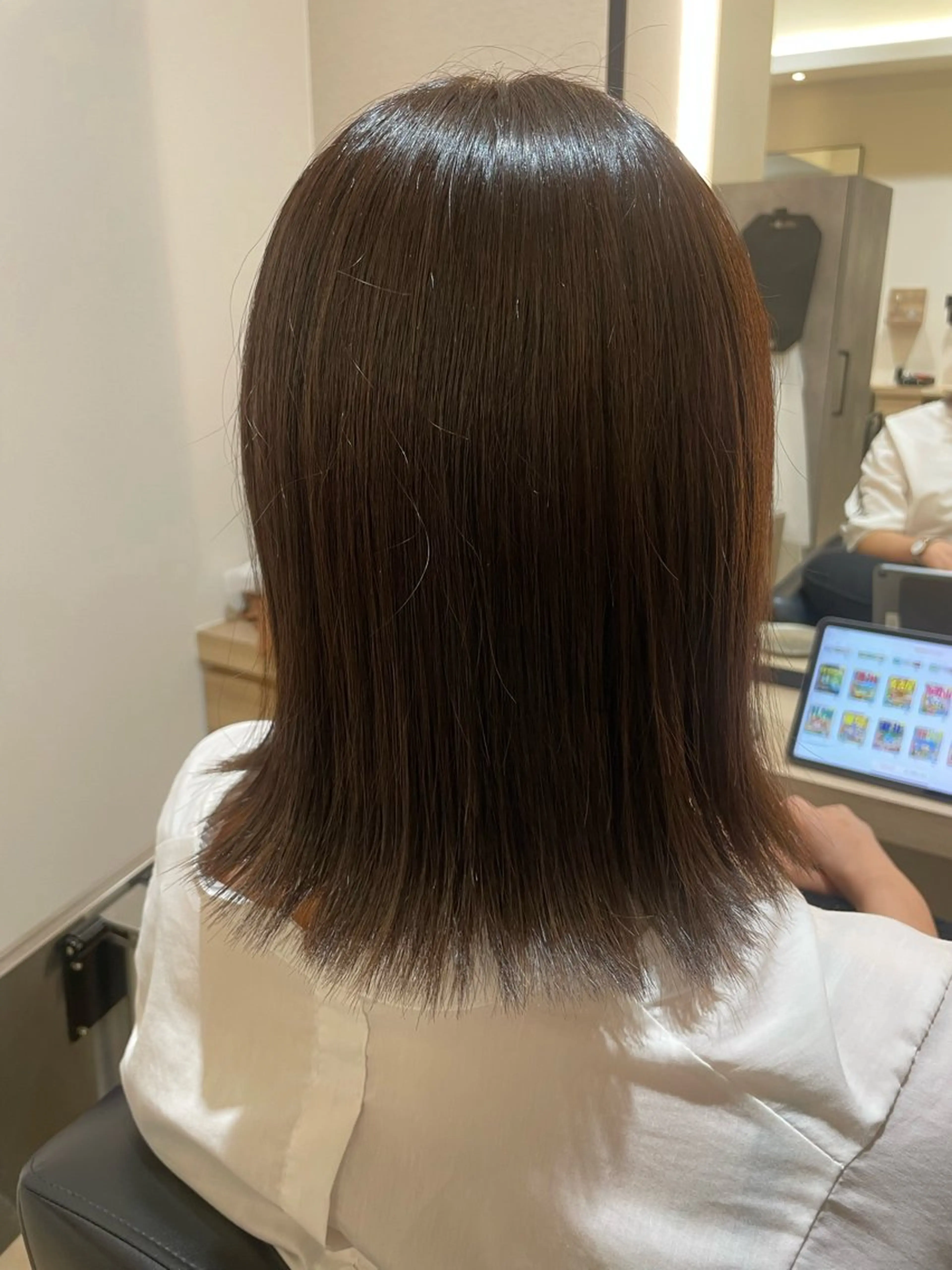 ミディアム カラー ヘアカラー ❄️ゆき ❄️のヘアスタイル