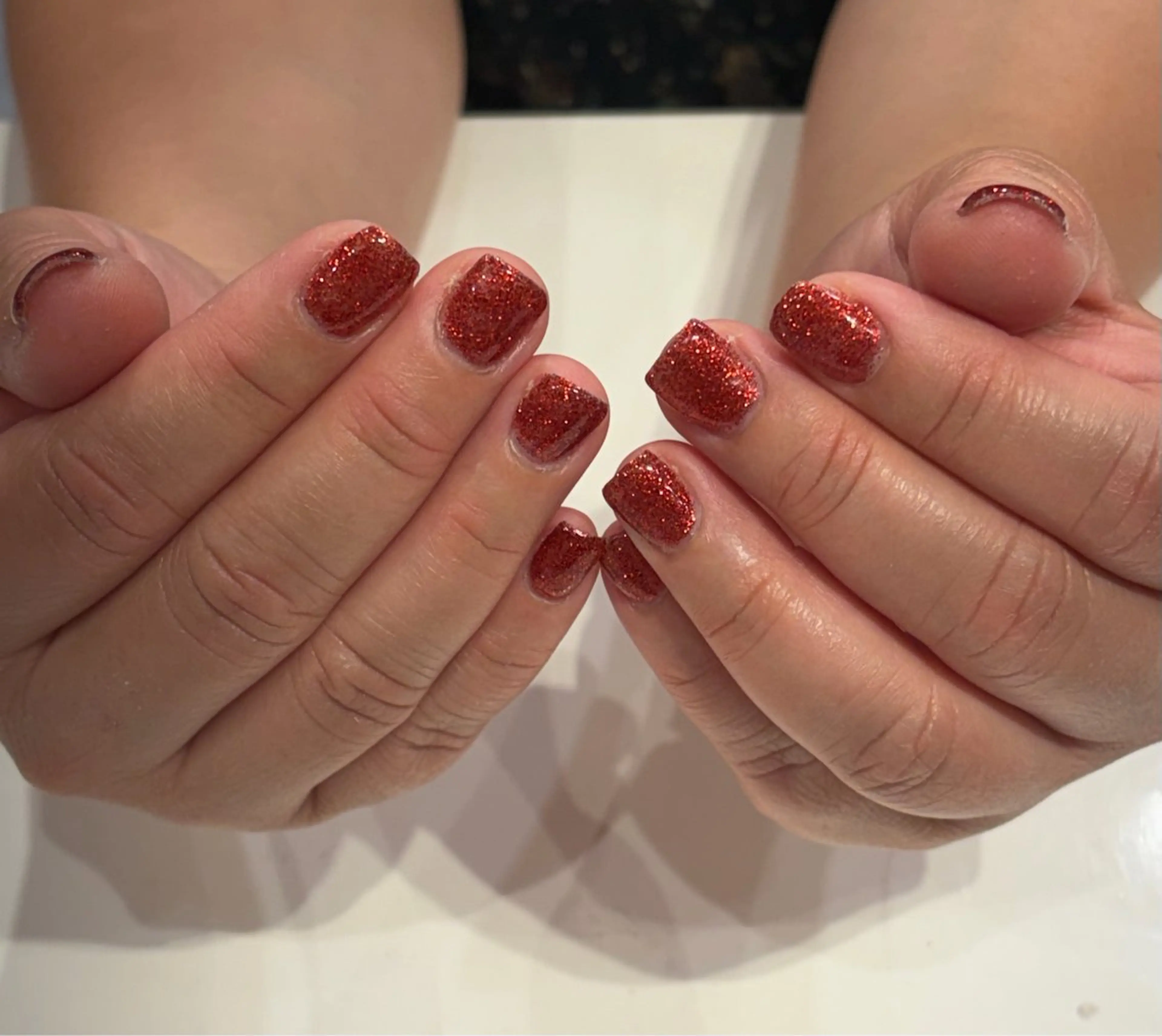 ネイル ワンカラーネイル SHELL NAIL ホノカ🤍のネイルデザイン