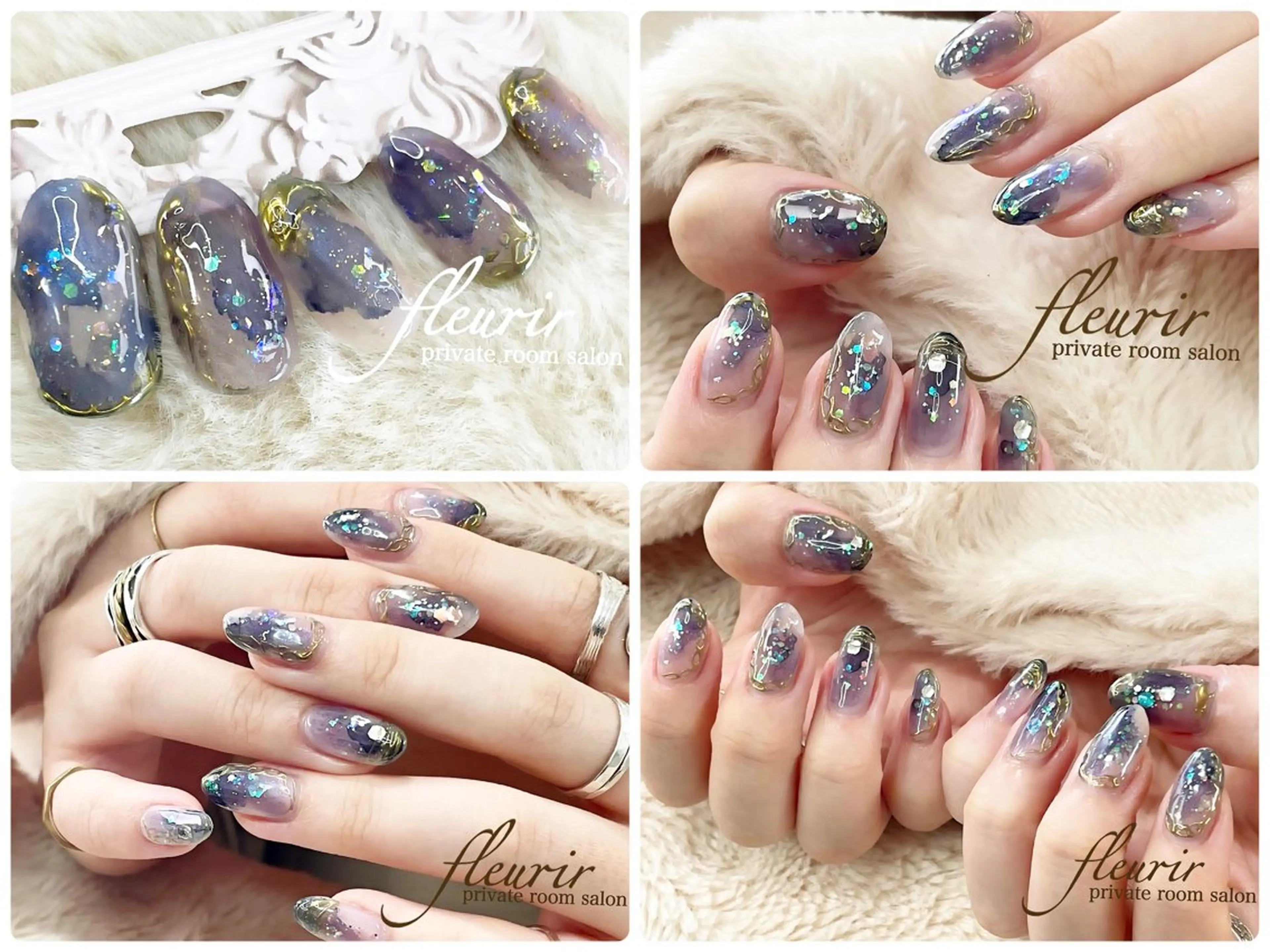 ネイル フルリール 【プライベートサロンのネイルデザイン