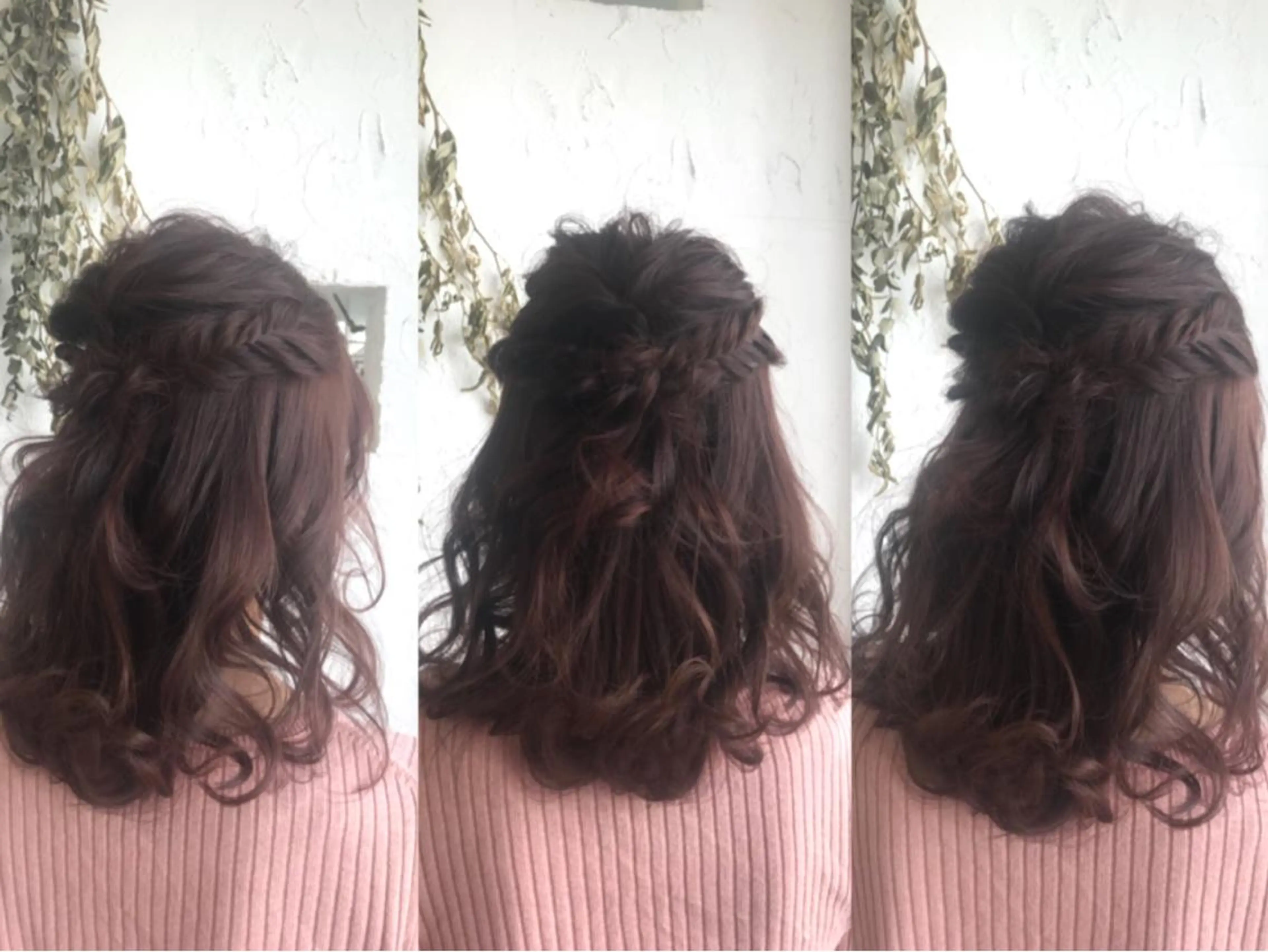 ミディアム カラー ヘアアレンジ 豊橋美容院 ソンリエのヘアスタイル