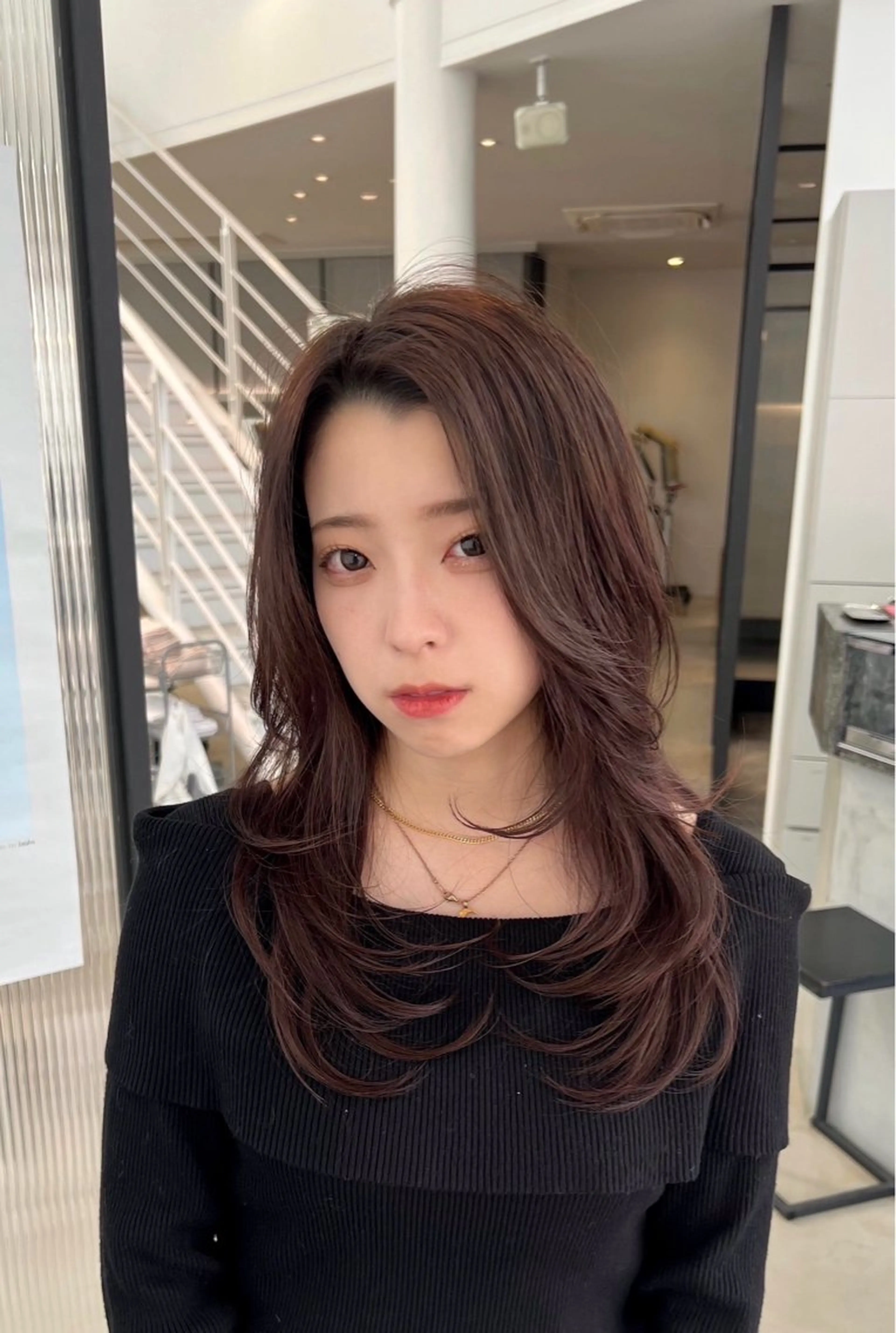 ロング カット ヘアカラー ハイトーン／ レイヤー／ボブのヘアスタイル