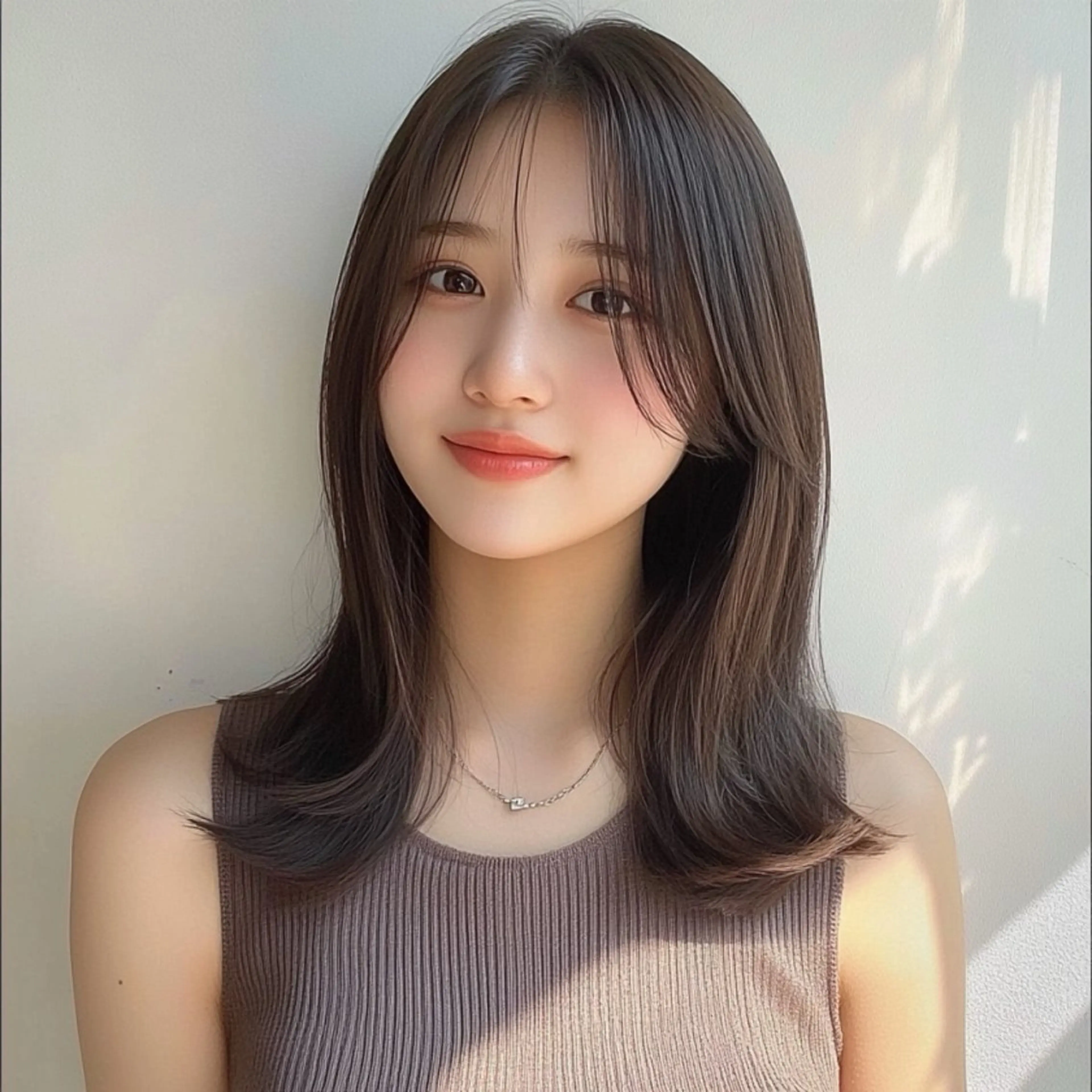 セミロング カット ヘッドスパ mua 鳳のヘアスタイル