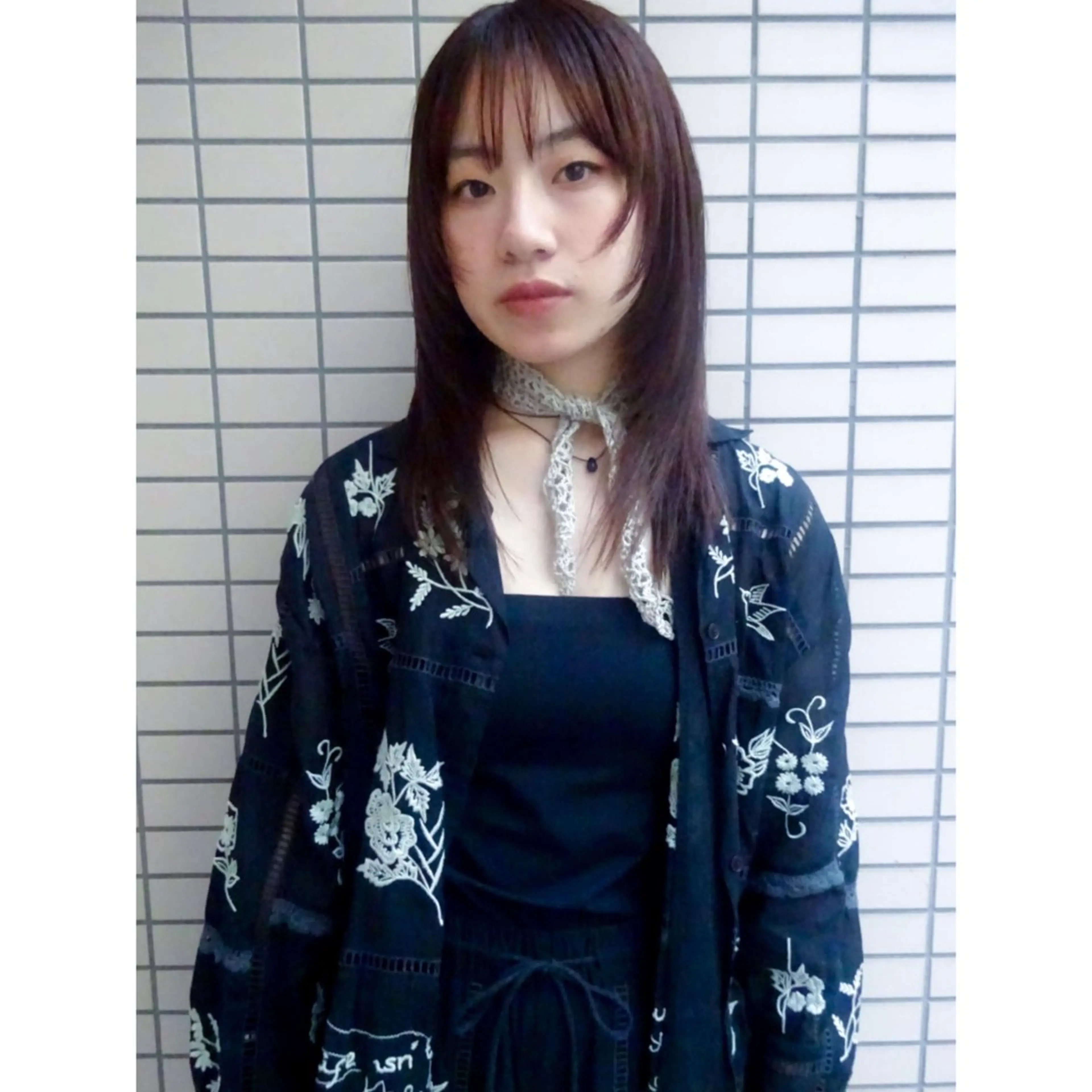 ミディアム カット ヘアカラー 【NIU】 wakakoのヘアスタイル