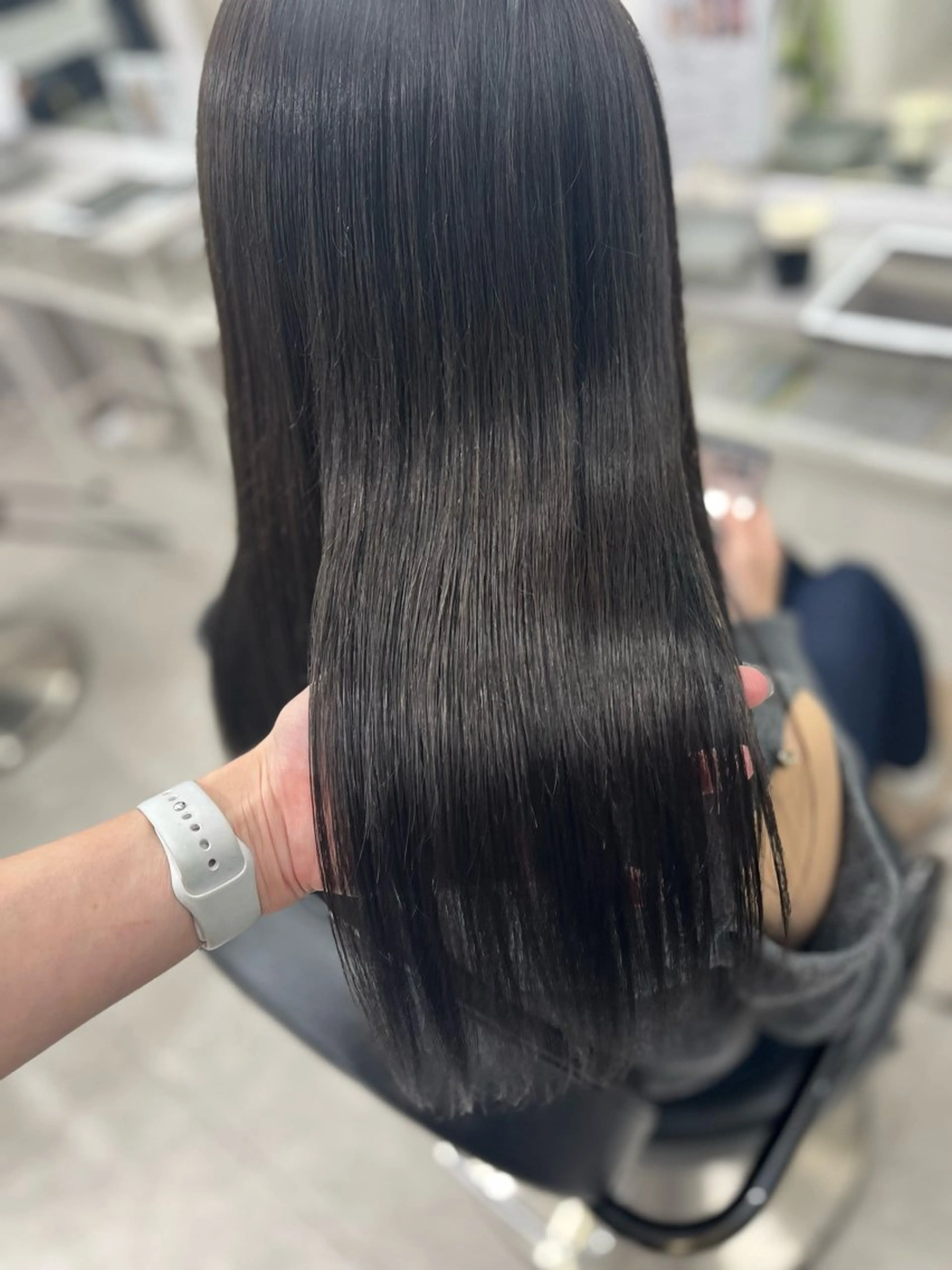 セミロング カラー ブラウンカラー 🫧ぷる艶カラー🫧 Yuubi🦩のヘアスタイル