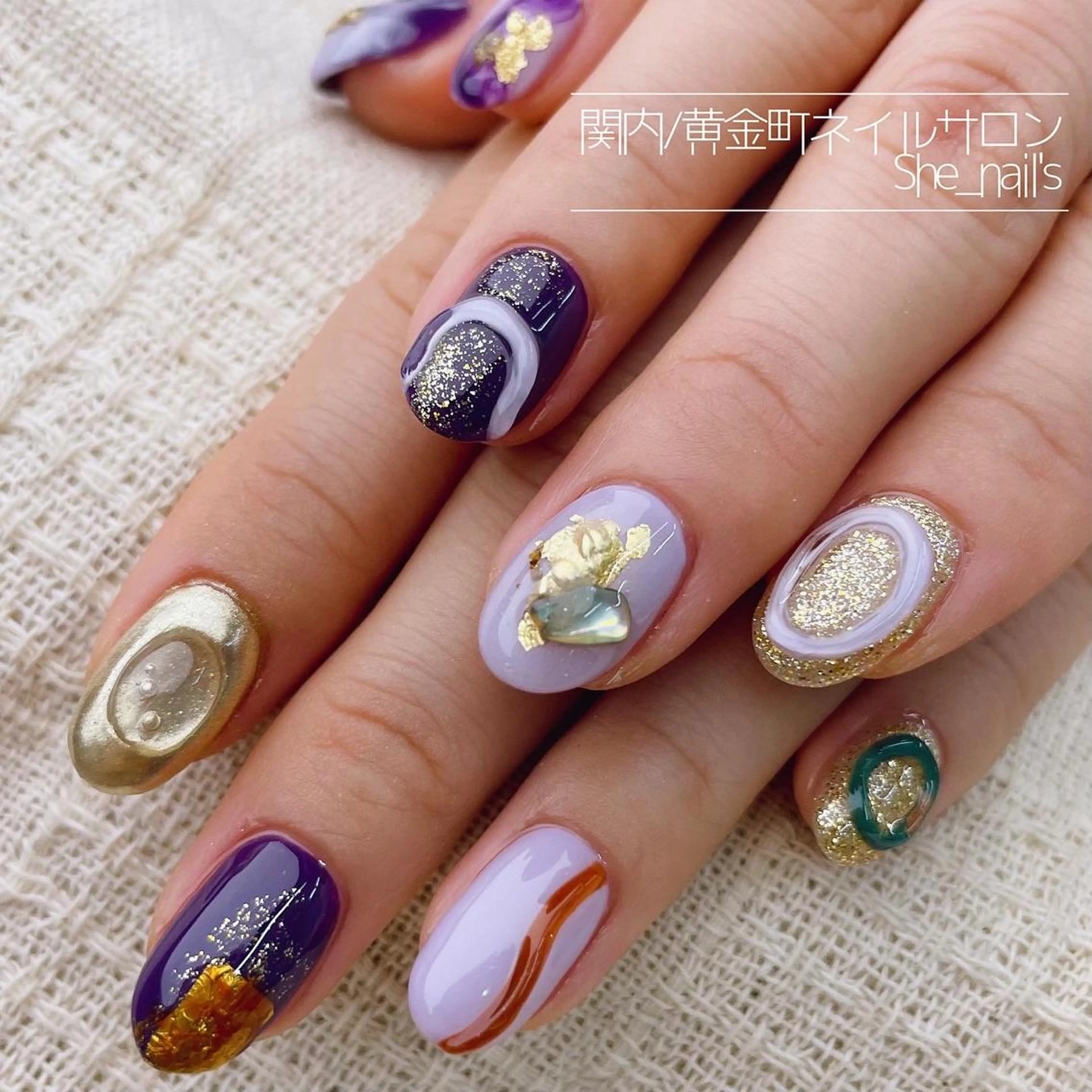 ネイル Blushオーナー Shiinaのネイルデザイン