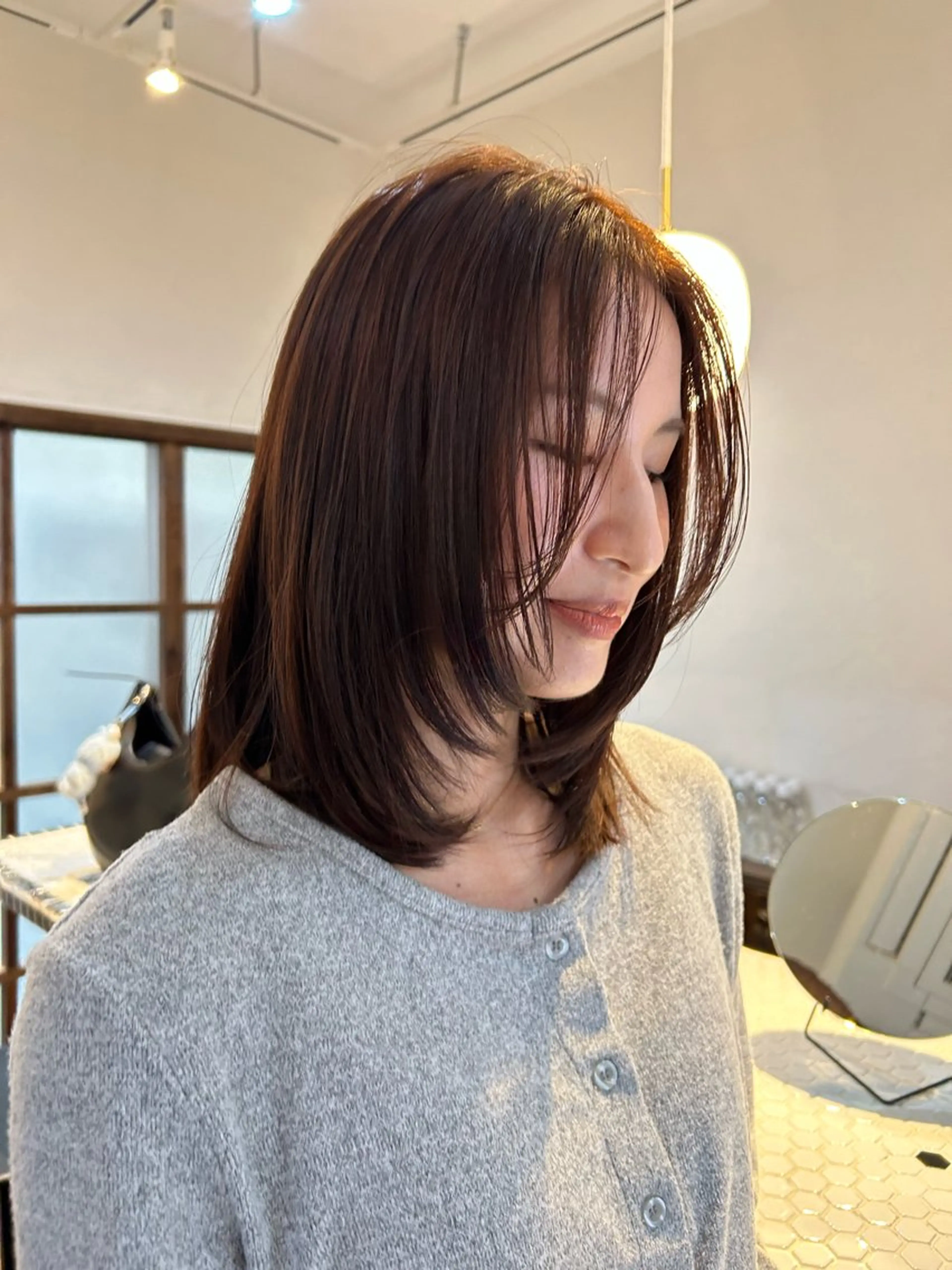 ミディアム カット MOMOKA💫 YARD【学芸大学】のヘアスタイル