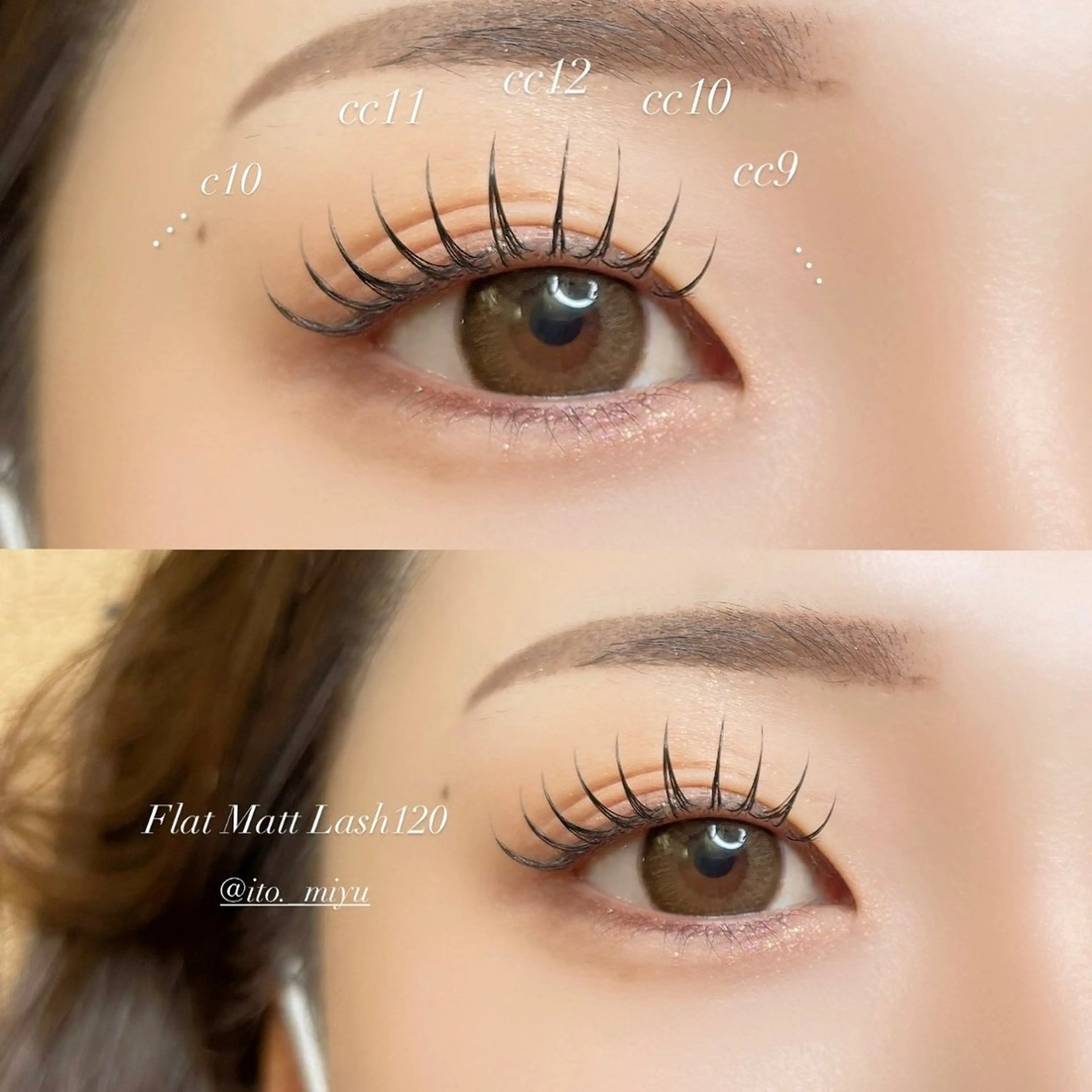 マツエク・マツパ IT'O トダミユのマツエク・マツパデザイン