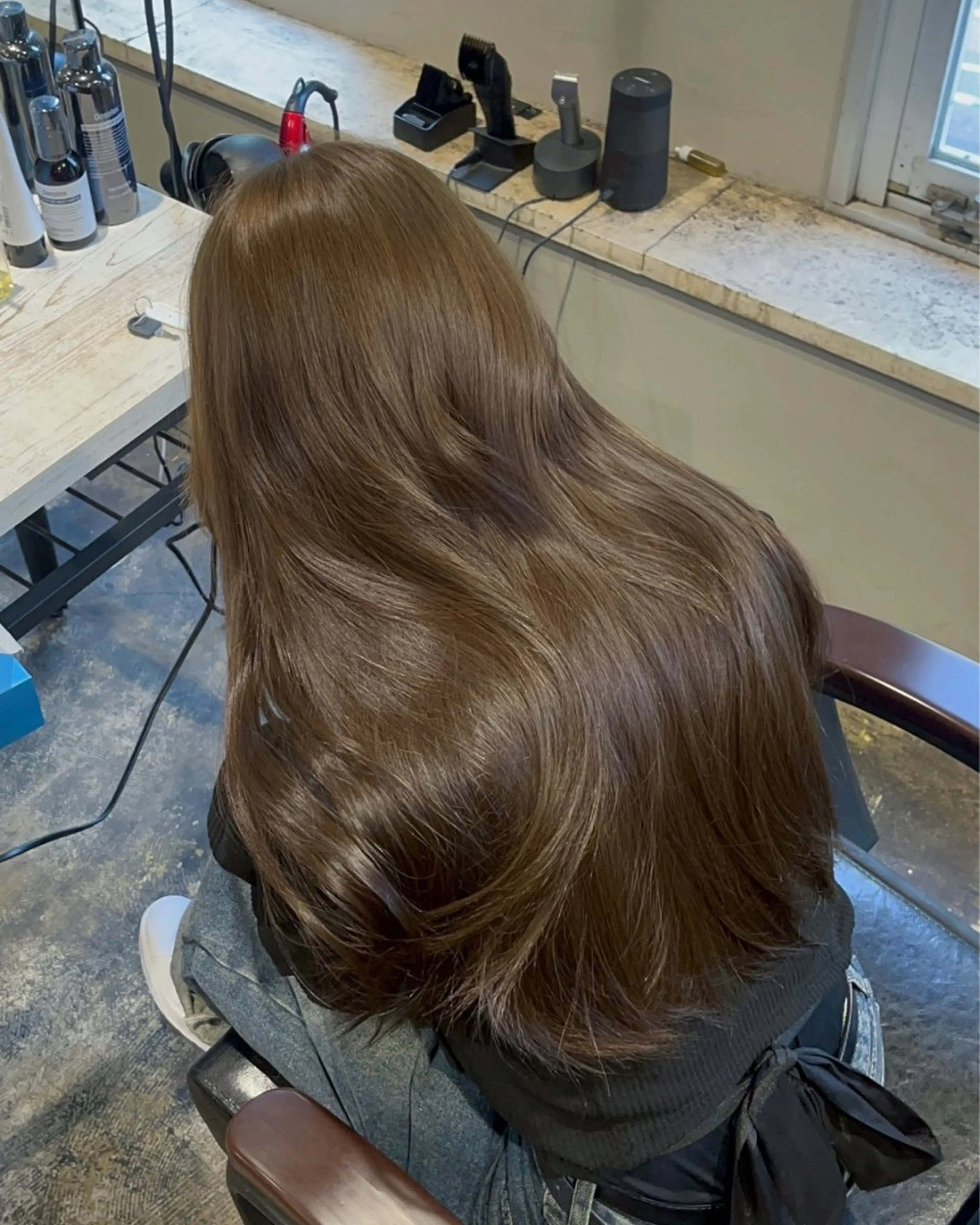 ロング 渋谷ケアブリーチ ❤️‍🔥徳田空悟のヘアスタイル