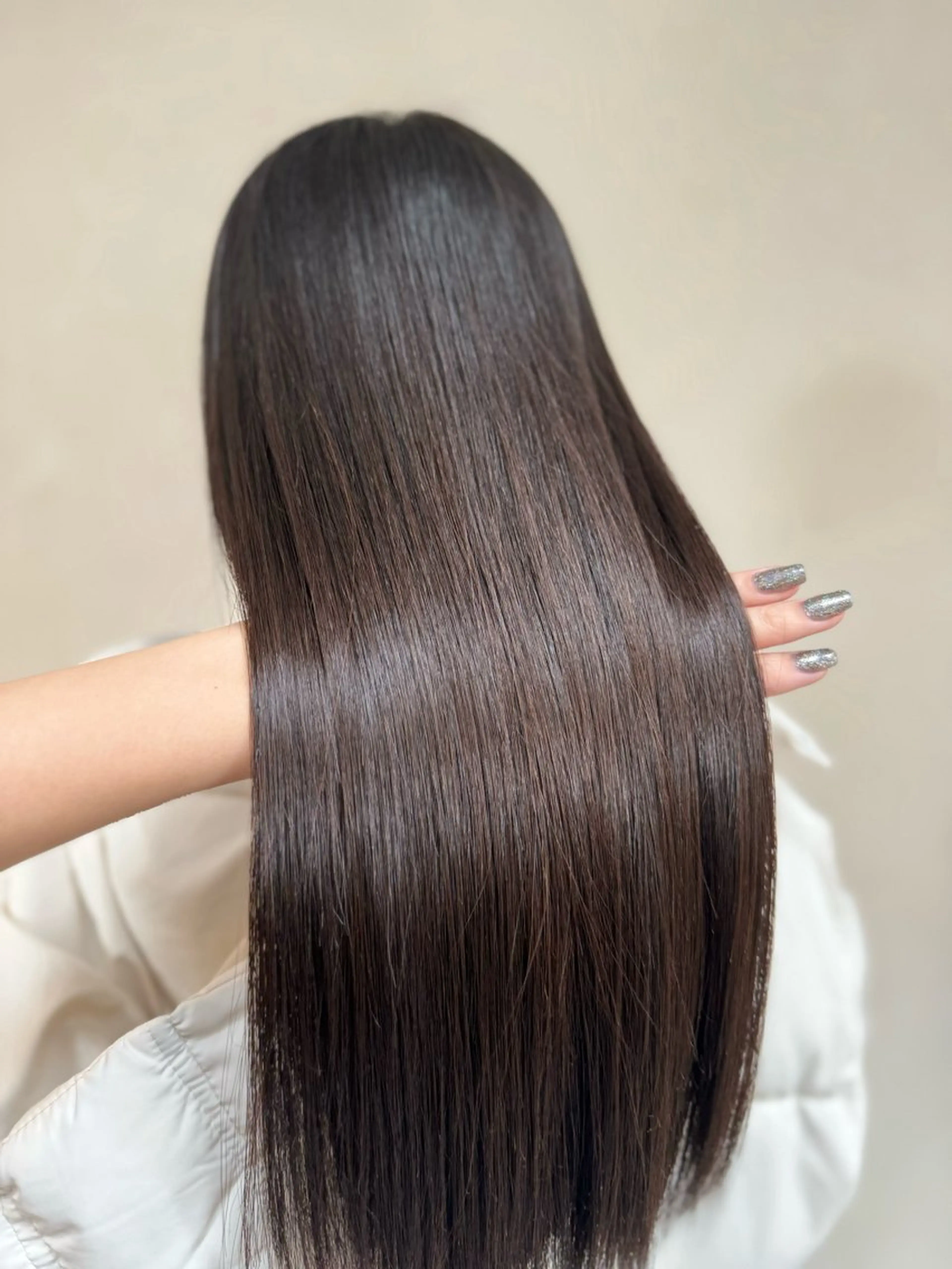 ロング 縮毛矯正 MIO/天王寺/ 髪質改善/艶カラーのヘアスタイル