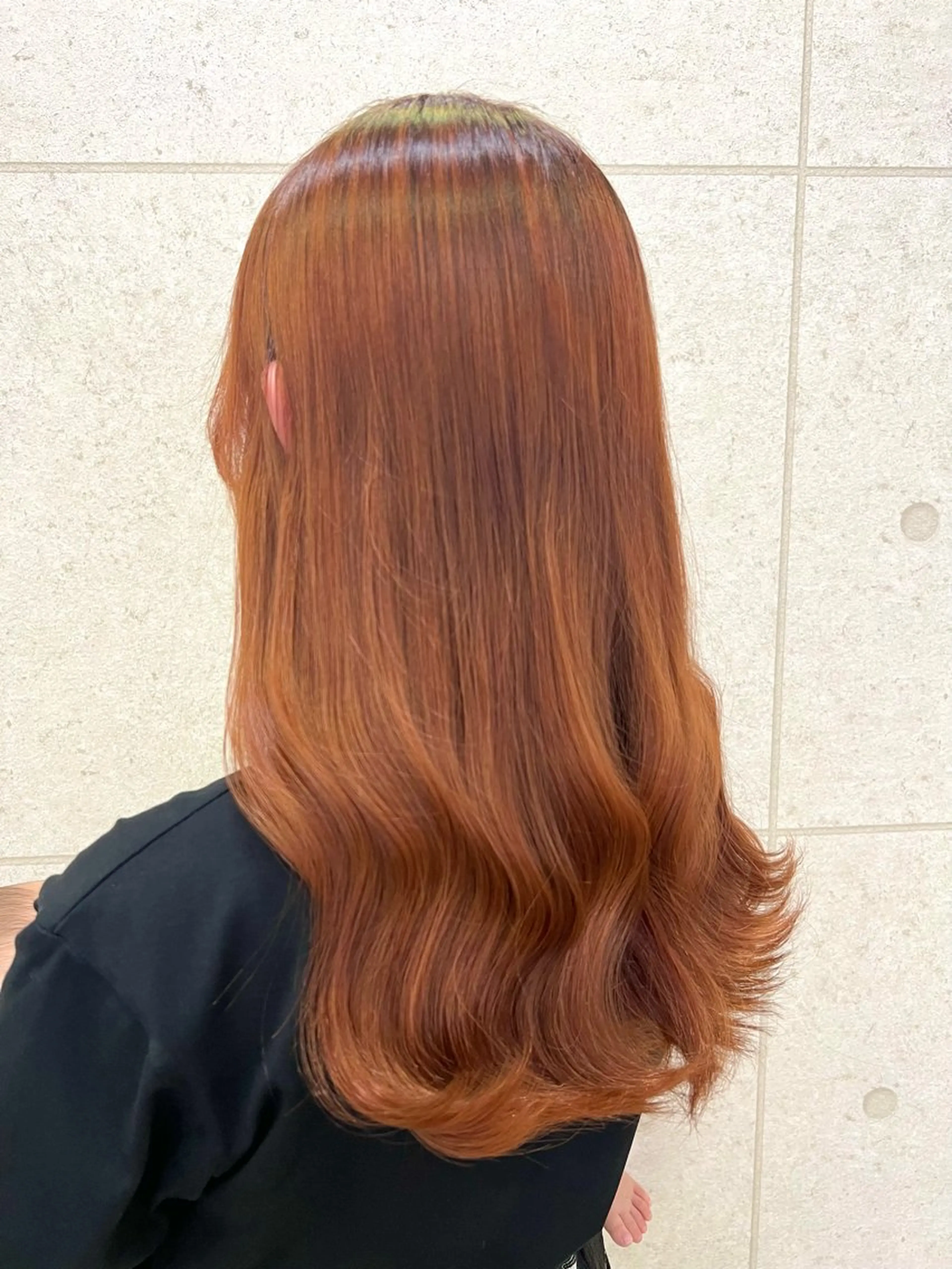 ロング オレンジブラウン インナーカラー♡ Nanakoのヘアスタイル