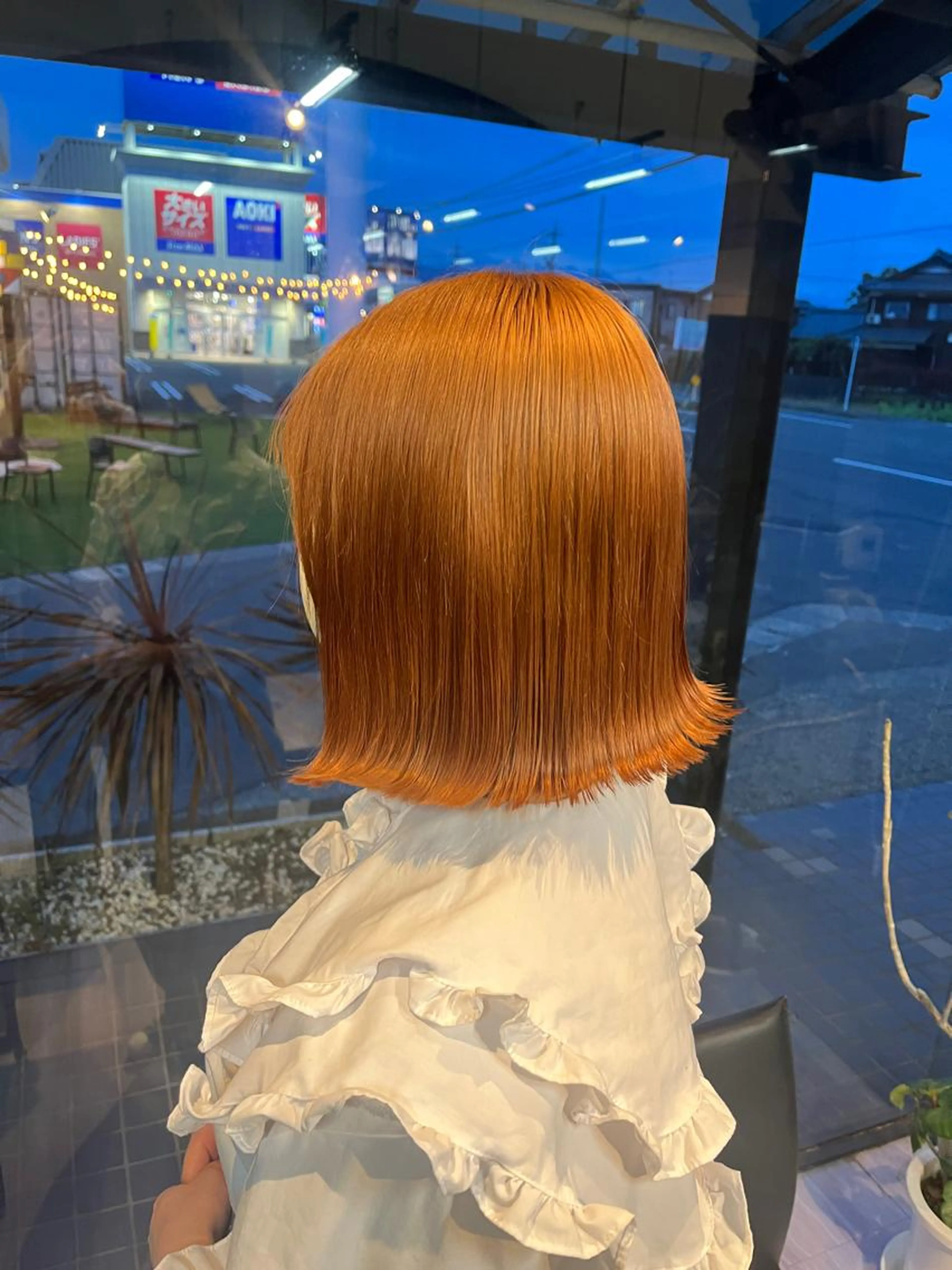 全体ブリーチ+オンカラー(全体カラー)+トリートメント🪡の写真