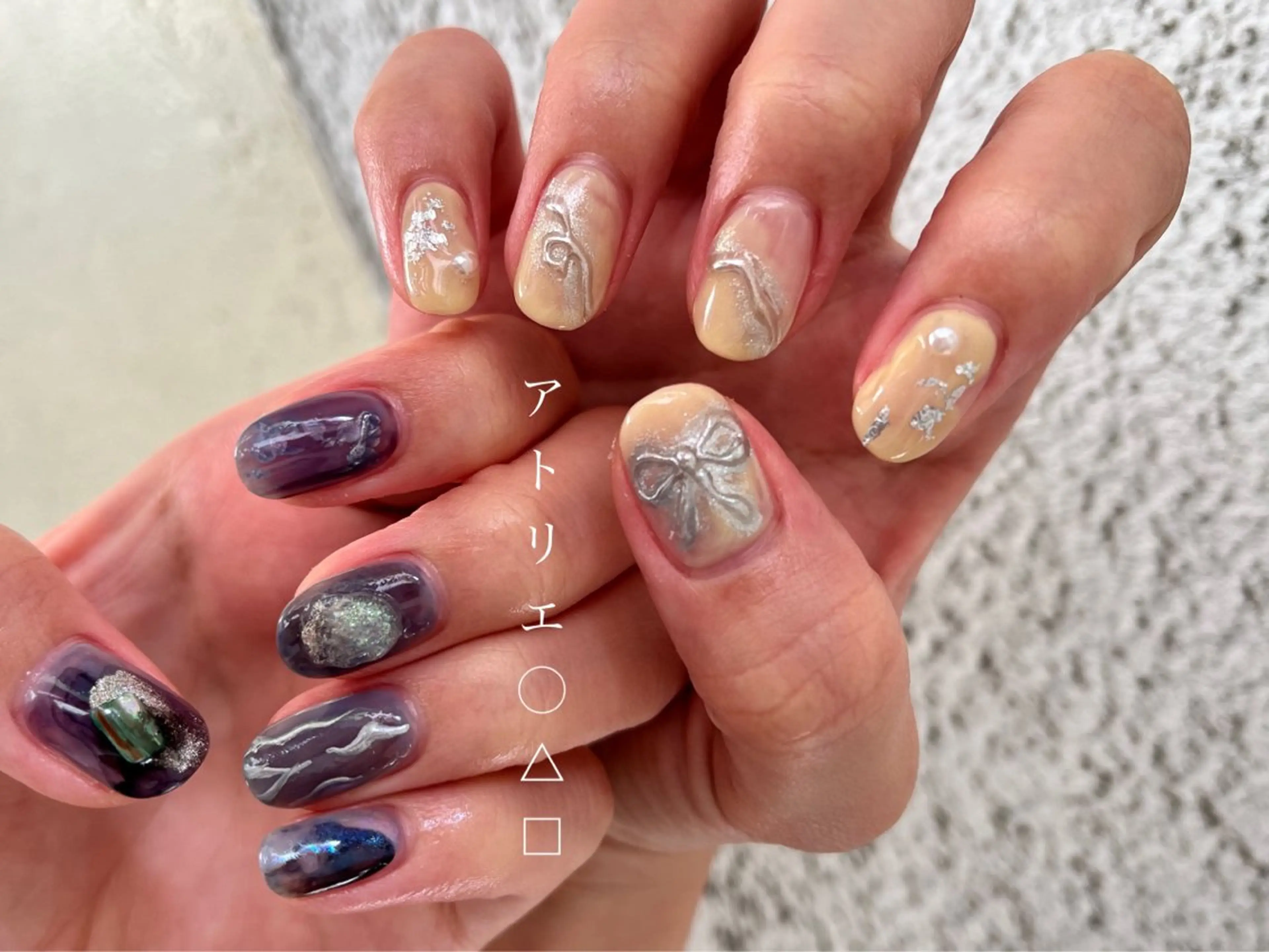 ネイル ハンドネイル アトリエ ○△□のネイルデザイン