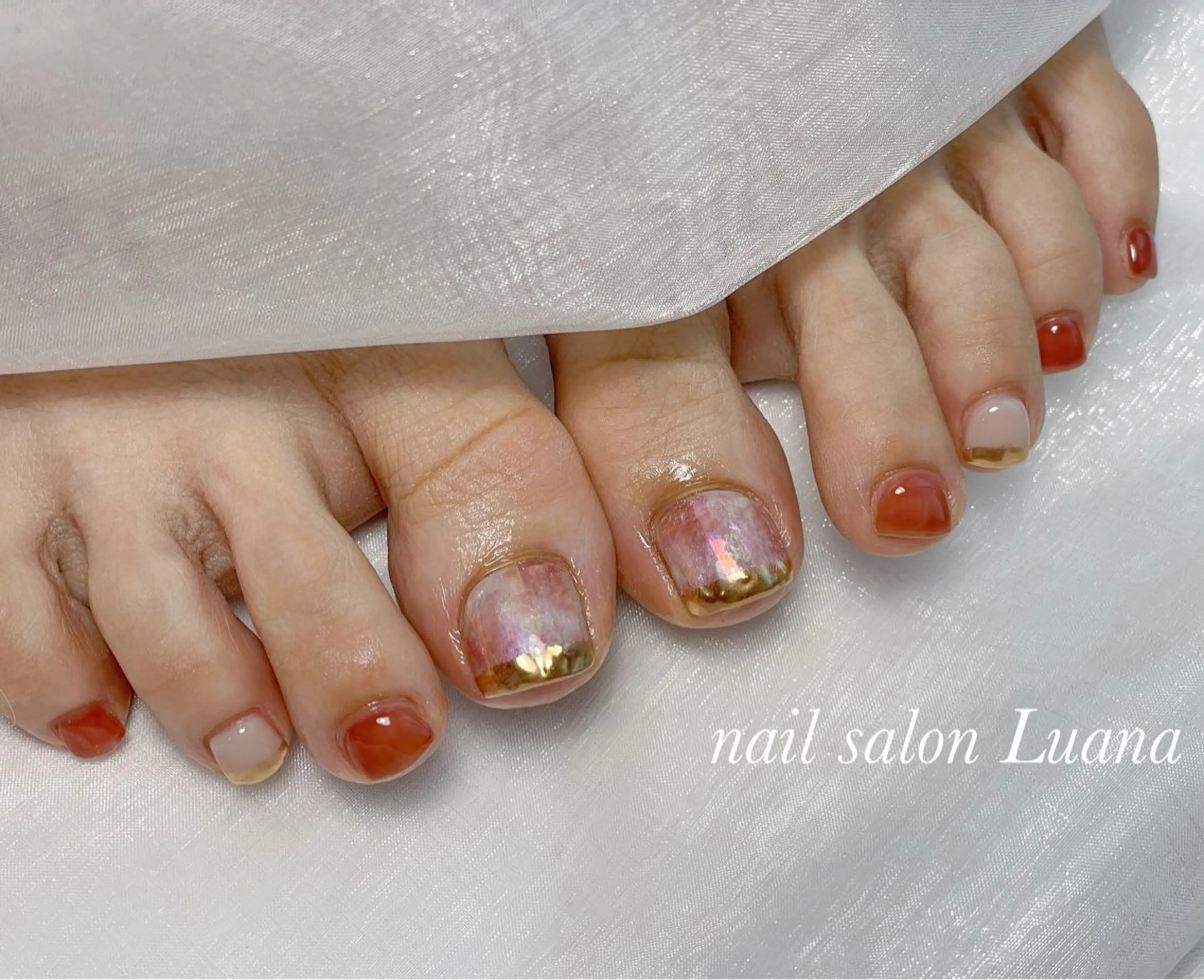 ネイル フットネイル nail salon Luanaのネイルデザイン