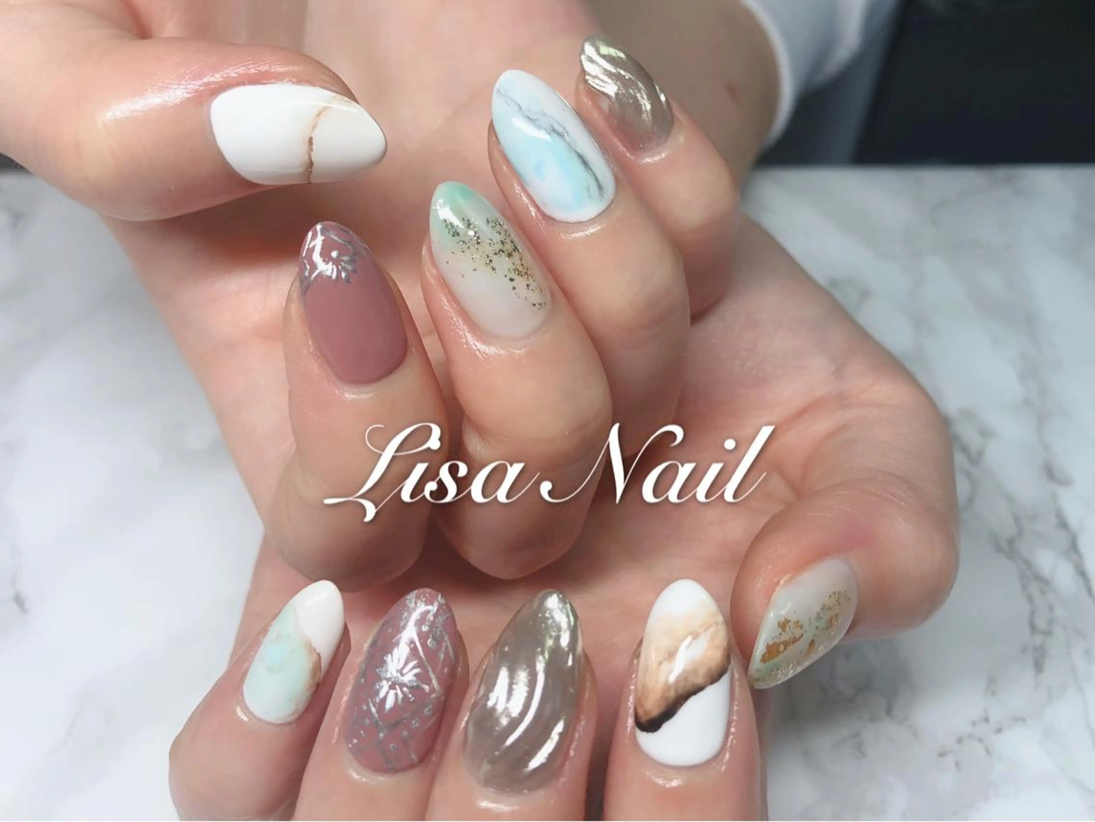 ネイル 🎀 RI🎀のネイルデザイン