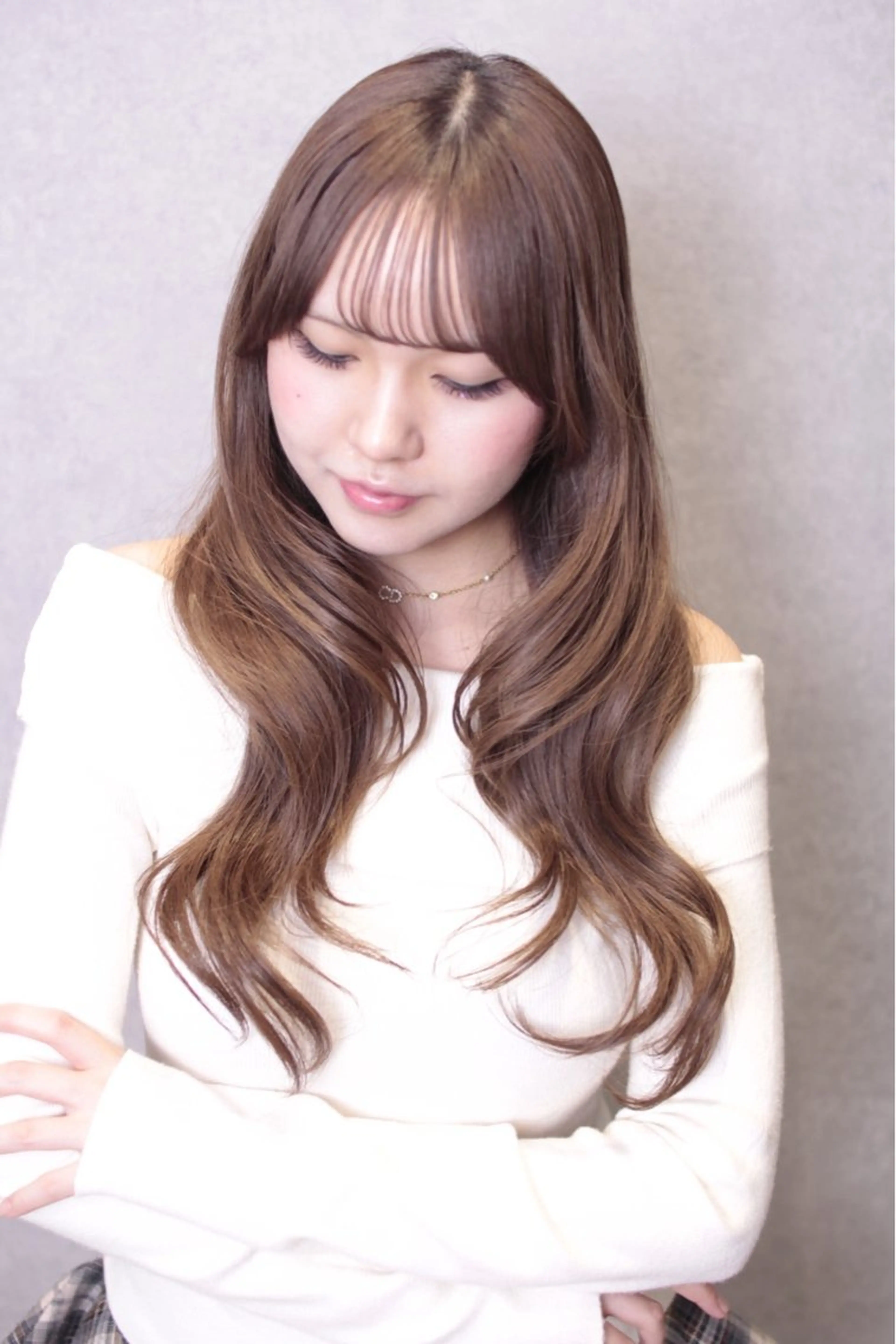 セミロング ヘアアレンジ 齋藤 艶珠のヘアスタイル