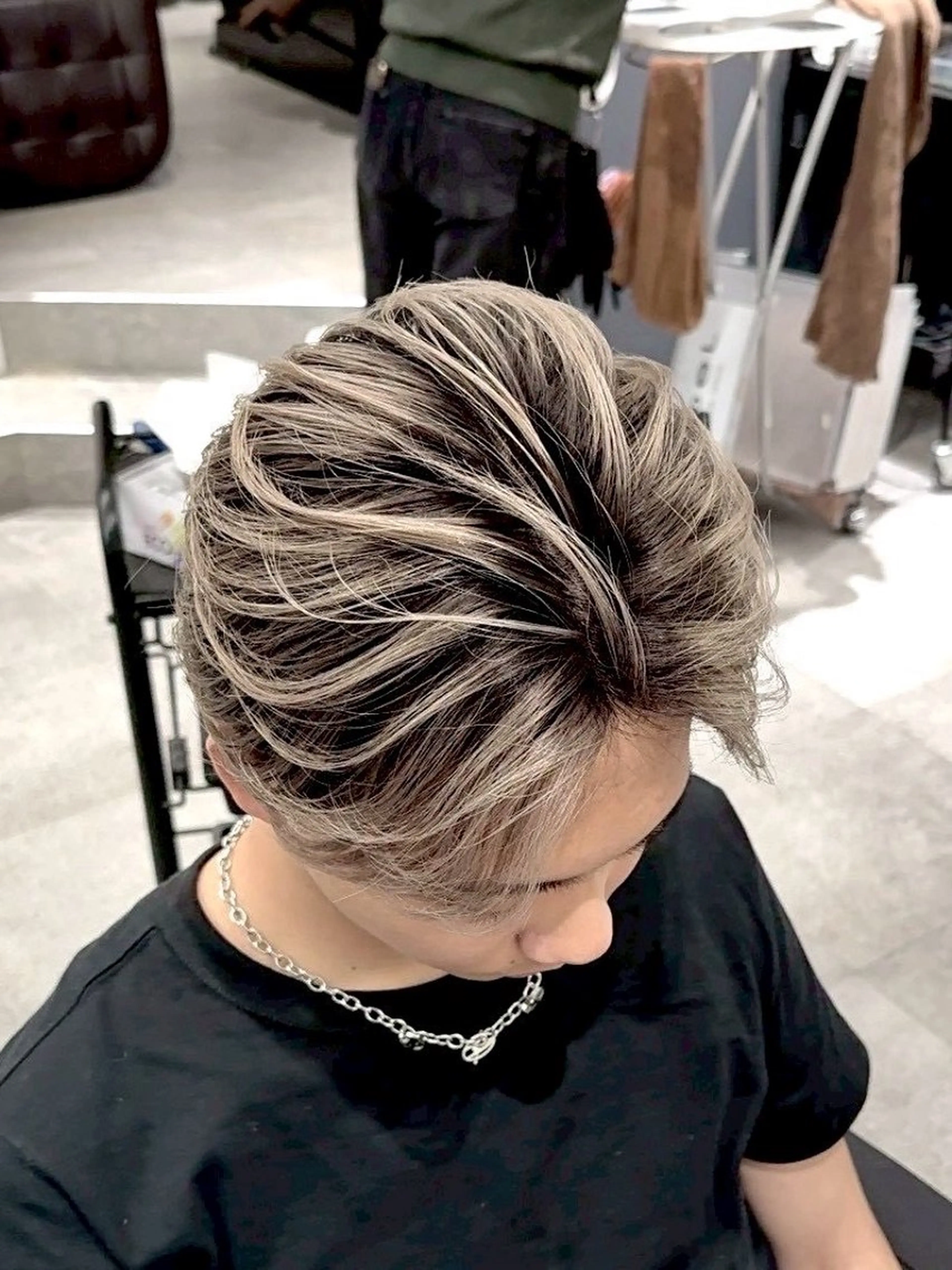 メンズ カット ヘアカラー 西岡 あつみ/ 堀江美容室のヘアスタイル