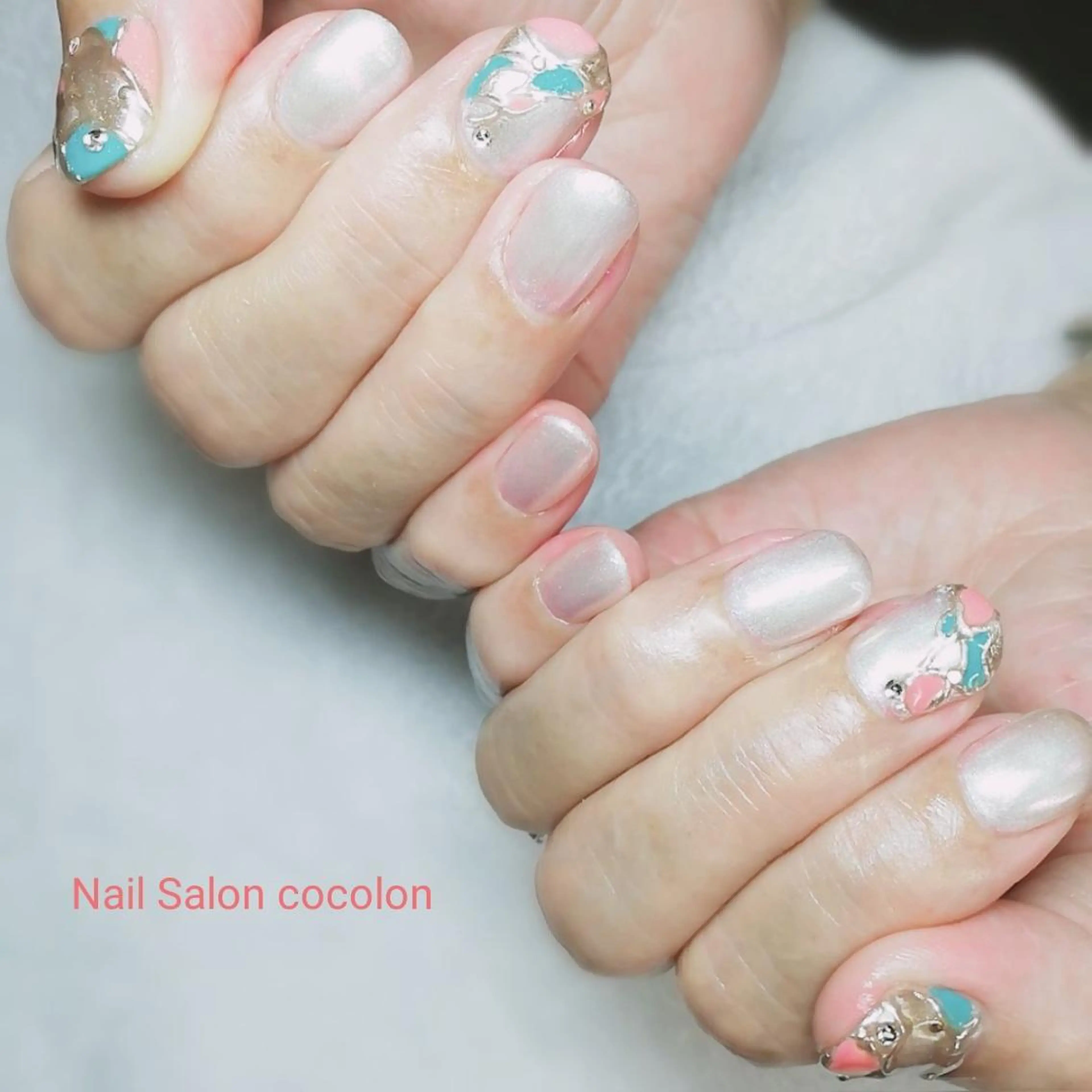 ネイル アートネイル ハンドネイル 柴崎 美幸のネイルデザイン