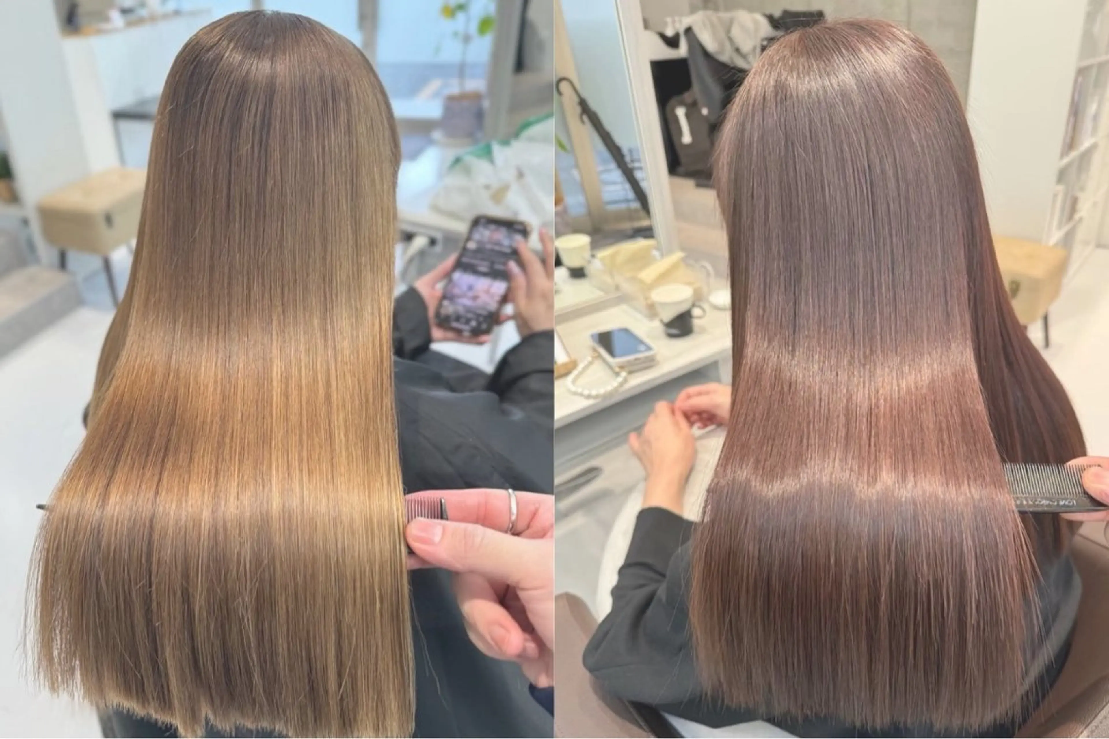 【ご新規限定】カット＋髪質改善ストレート＋トリートメント　￥18800の写真