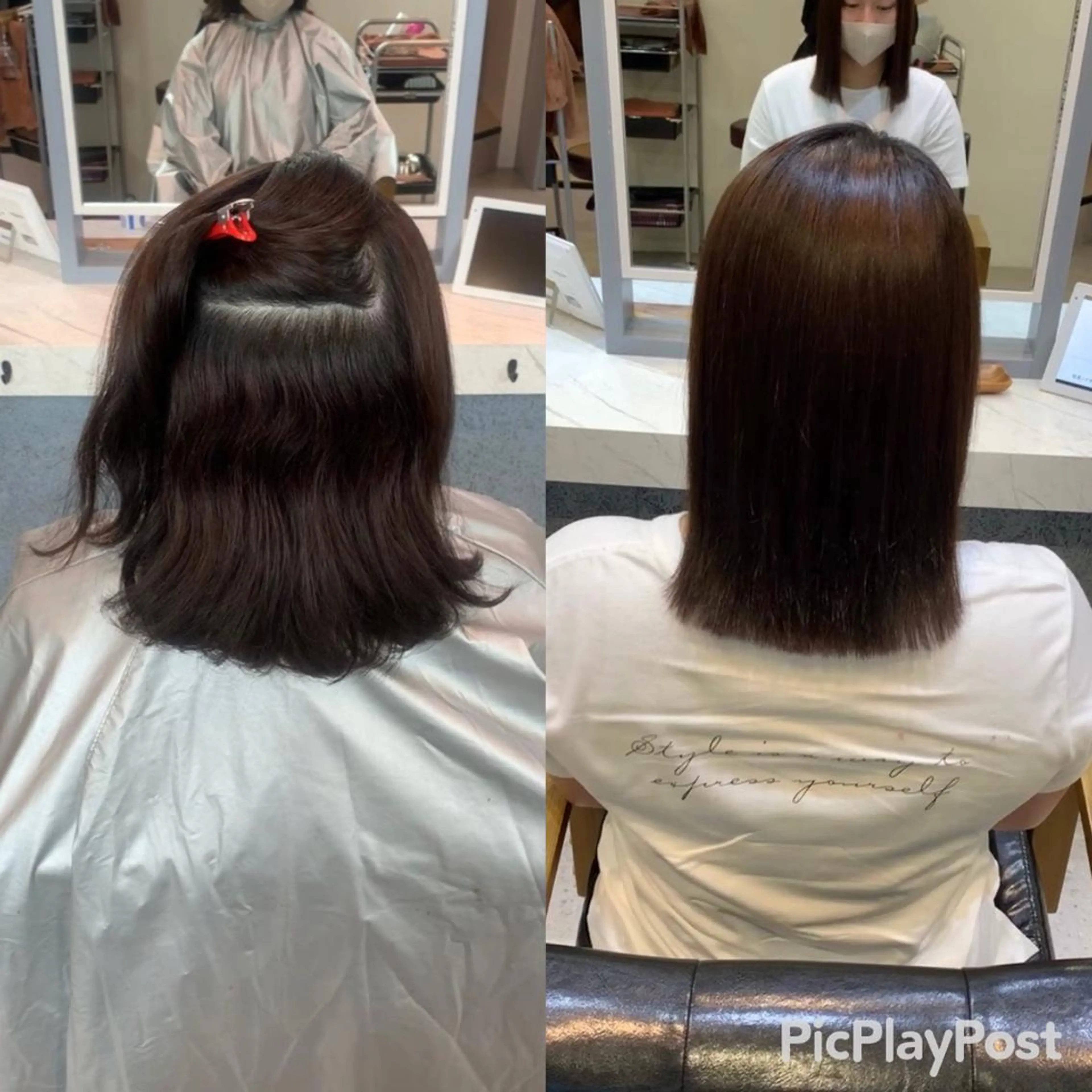 Agu peachのヘアスタイル