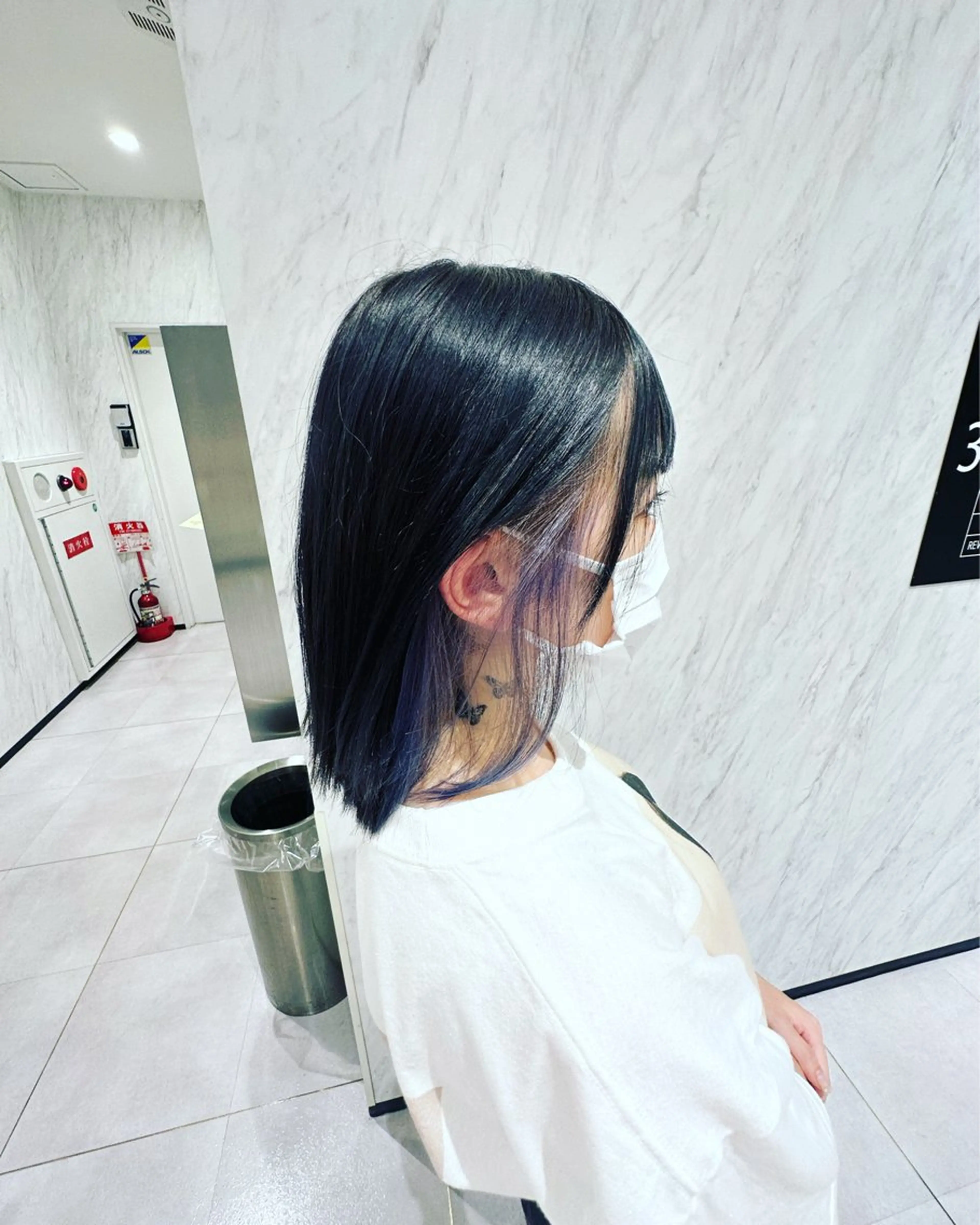 カラー 韓国レイヤ ー支持No.1renのヘアスタイル