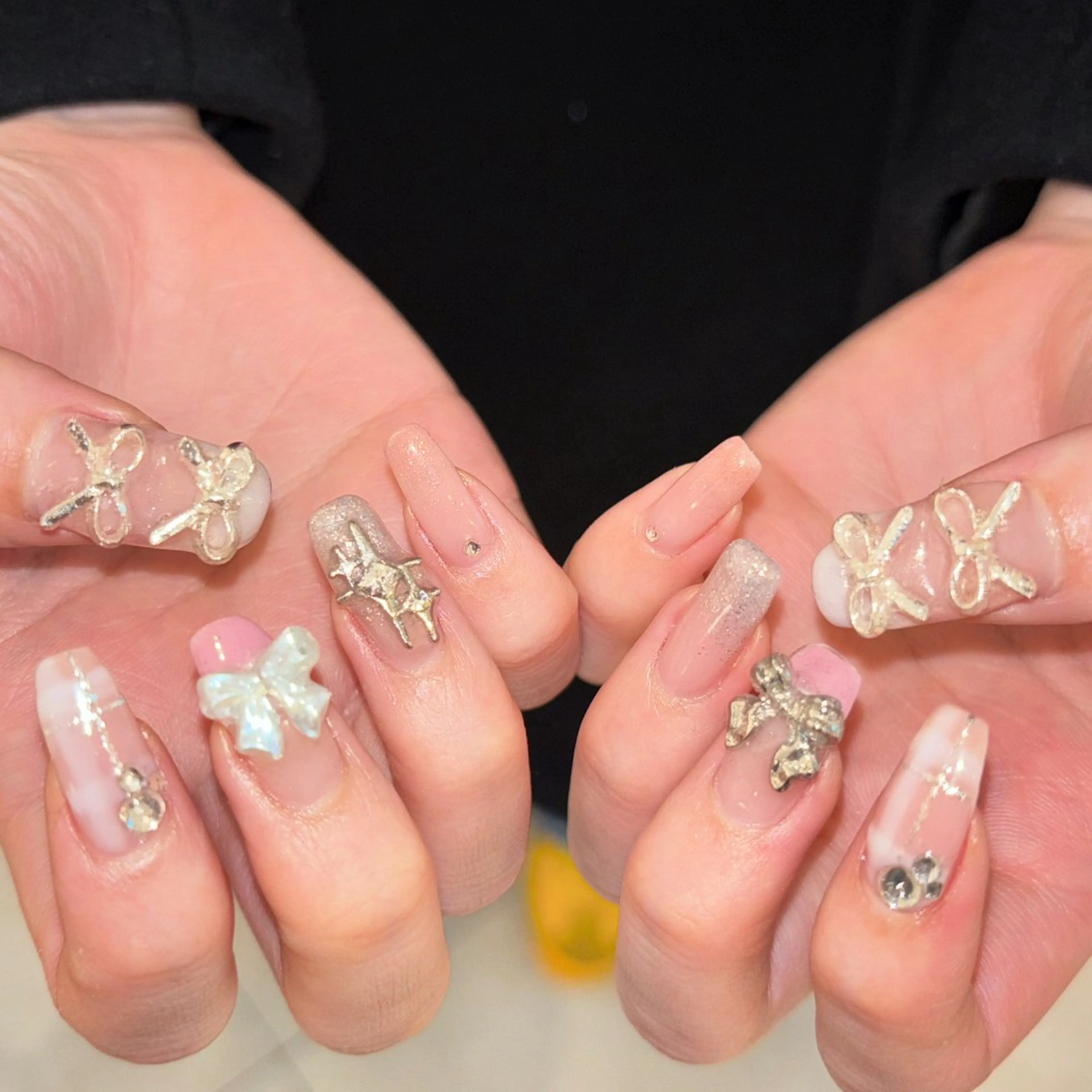 ネイル シルバー Kureha/ネイル トレンドヘアのネイルデザイン