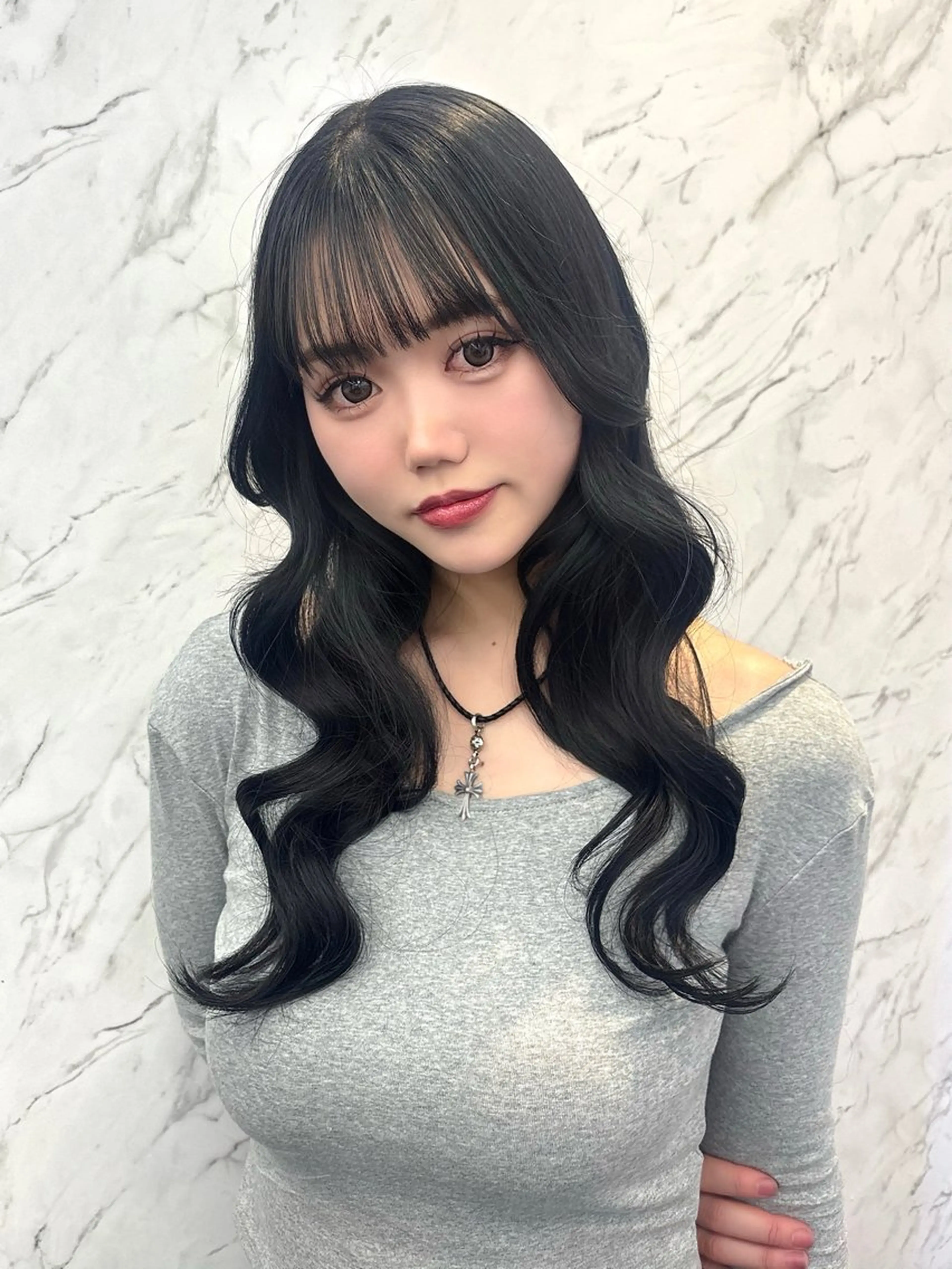 hair salon dot. mooda 韓国風サロン 町田店所属・韓国風ヘア🎀🩶 /♡𝓝𝓸𝓪♡のヘアスタイル