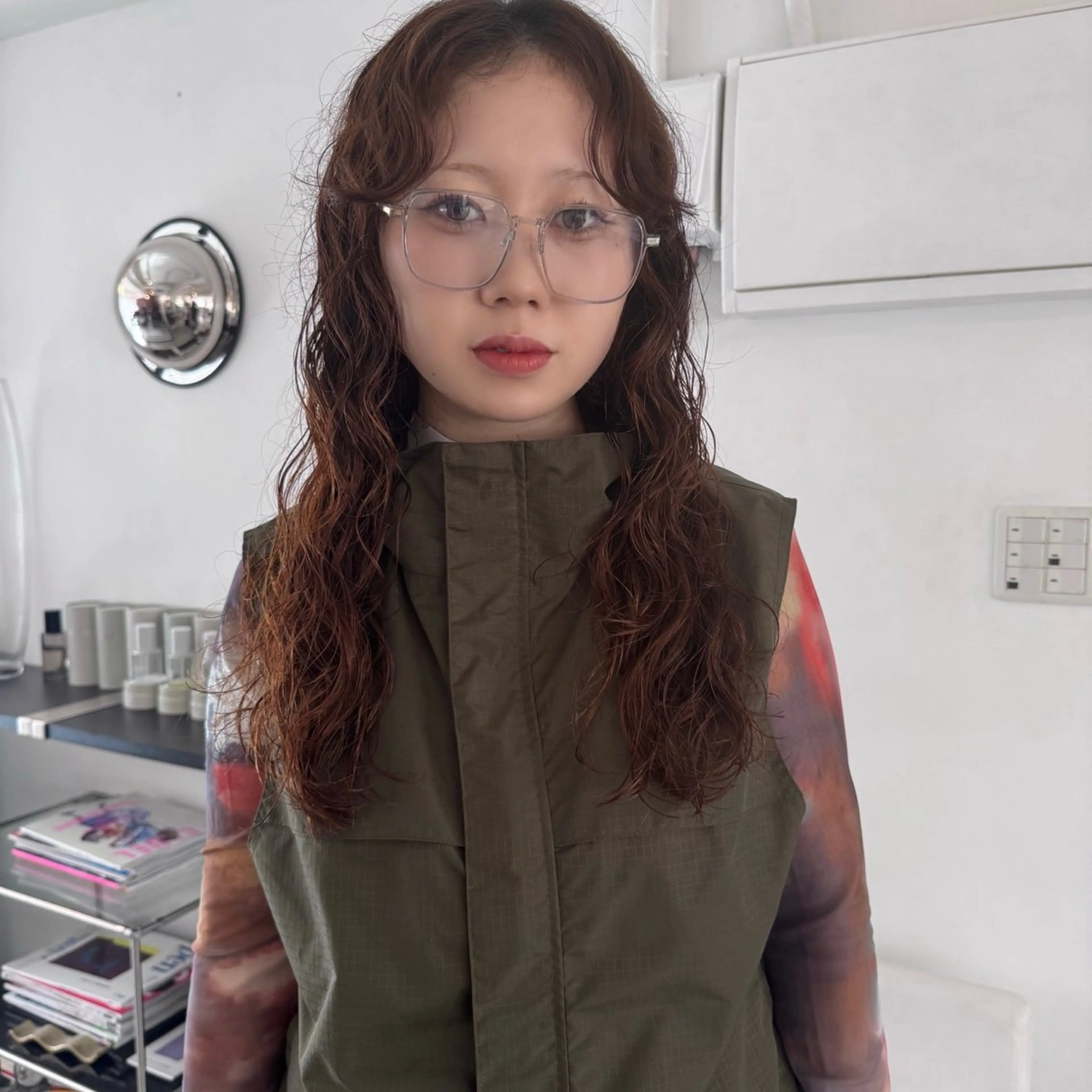 ロング カラー パーマ こはる／ハードパーマ /癖毛風パーマ🧃のヘアスタイル