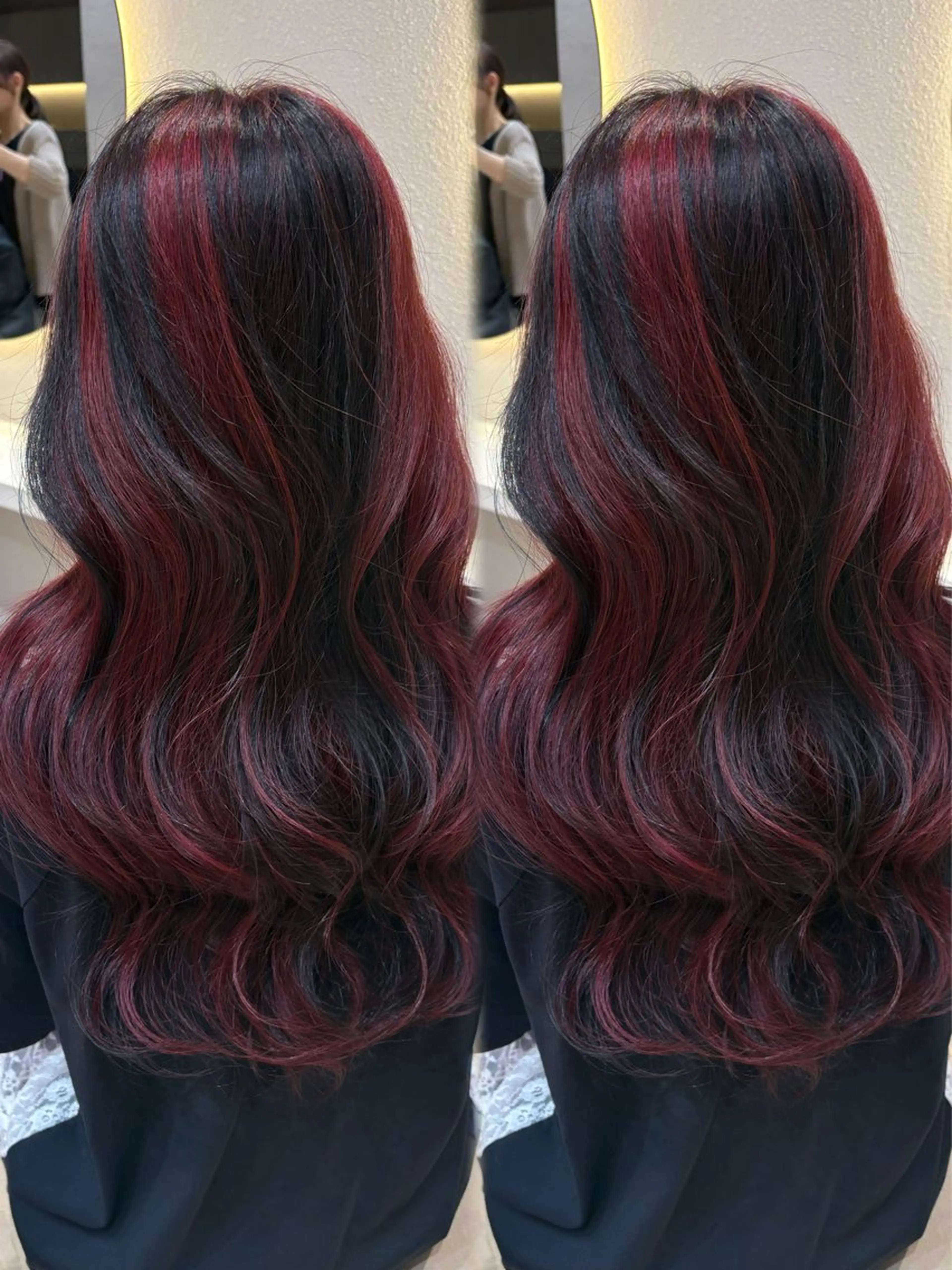 【暖色限定‼️】血色UP🎀ブリーチなしダブルカラー➕保湿ケアトリートメント✨️✨の写真