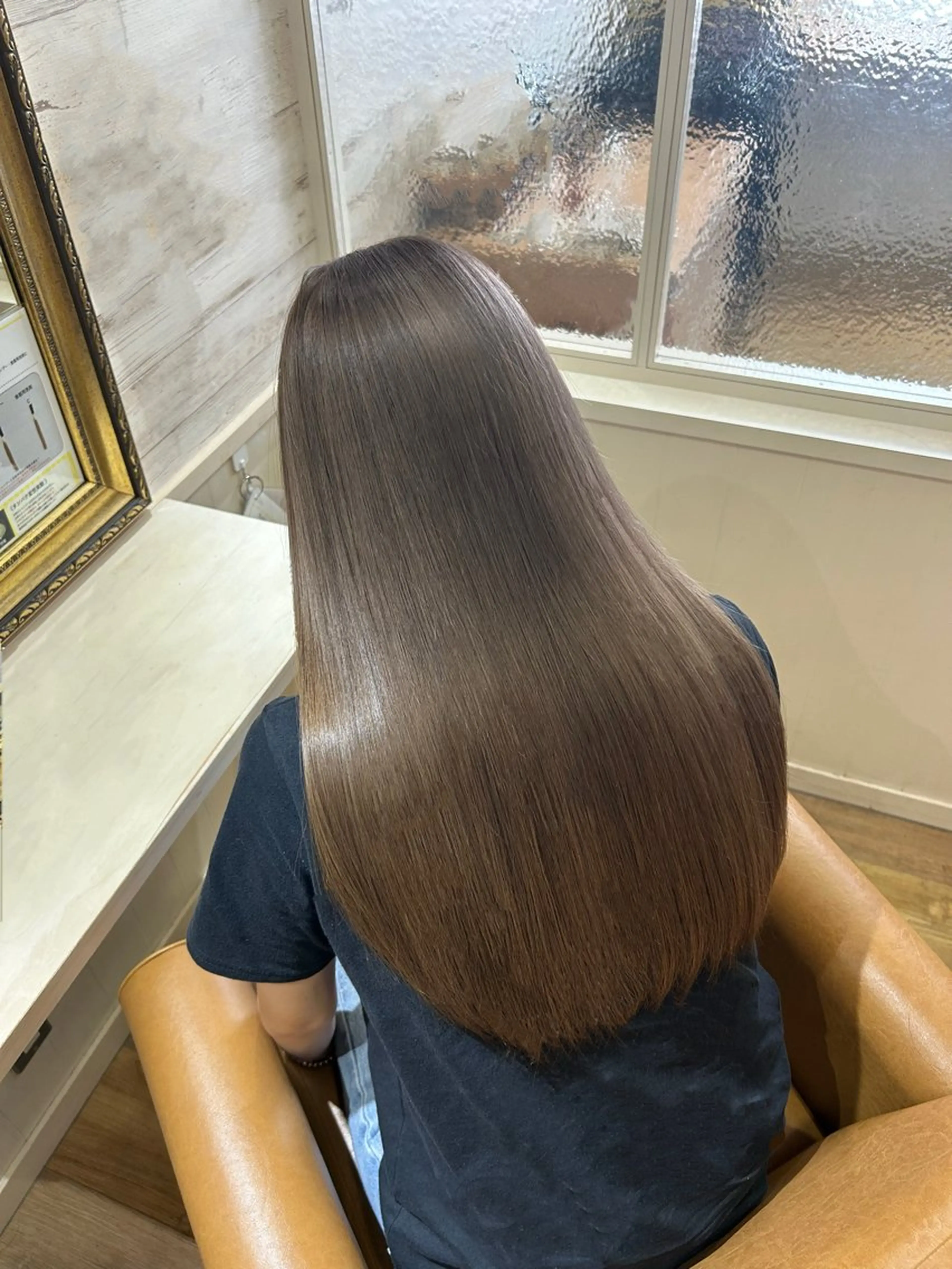 ロング カラー 透明感カラー 韓国風ヘア トリートメント ·.⟡ 福田 彩乃 透明感カラー🪄🩵のヘアスタイル