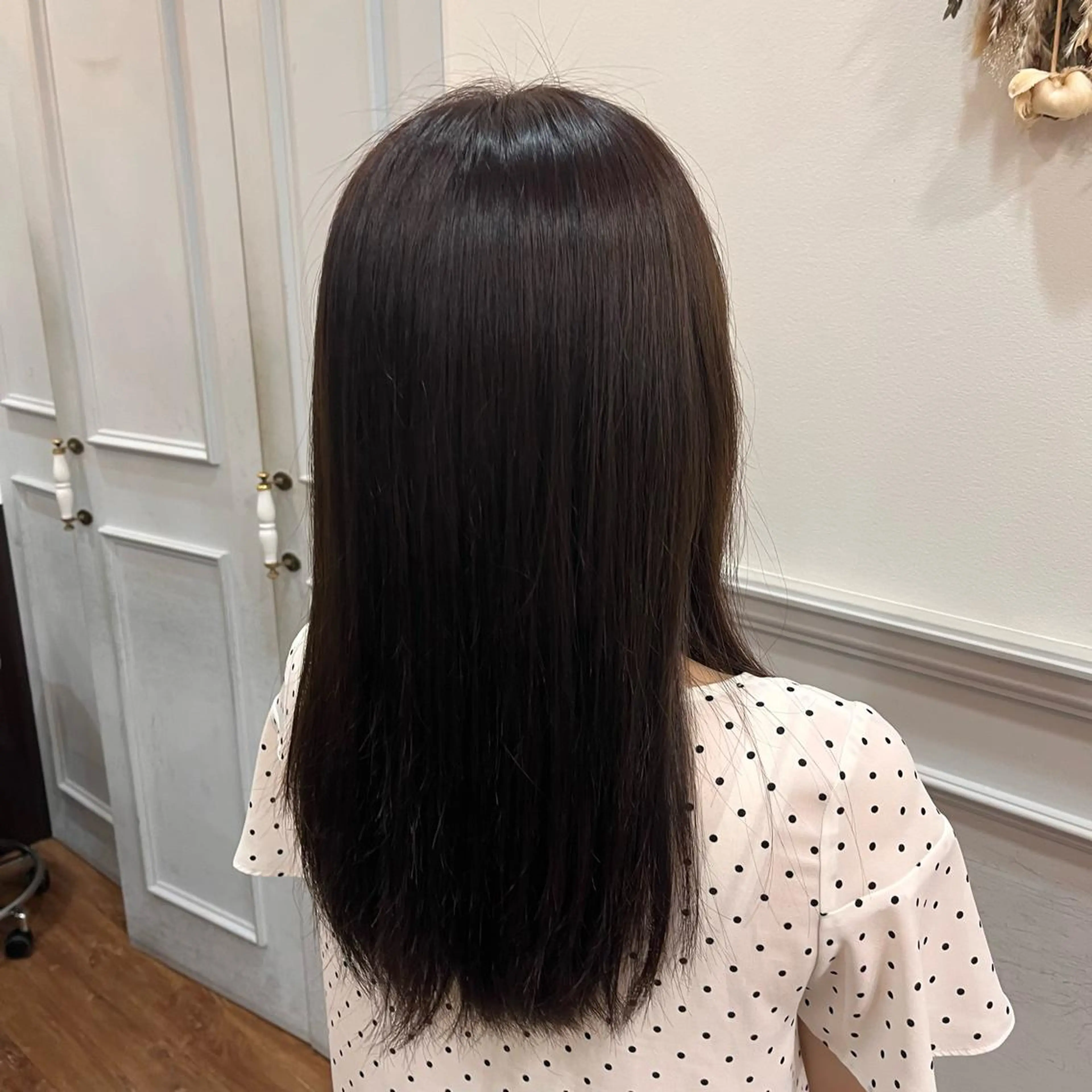 ロング カラー ヘアカラー よしだ しおりのヘアスタイル