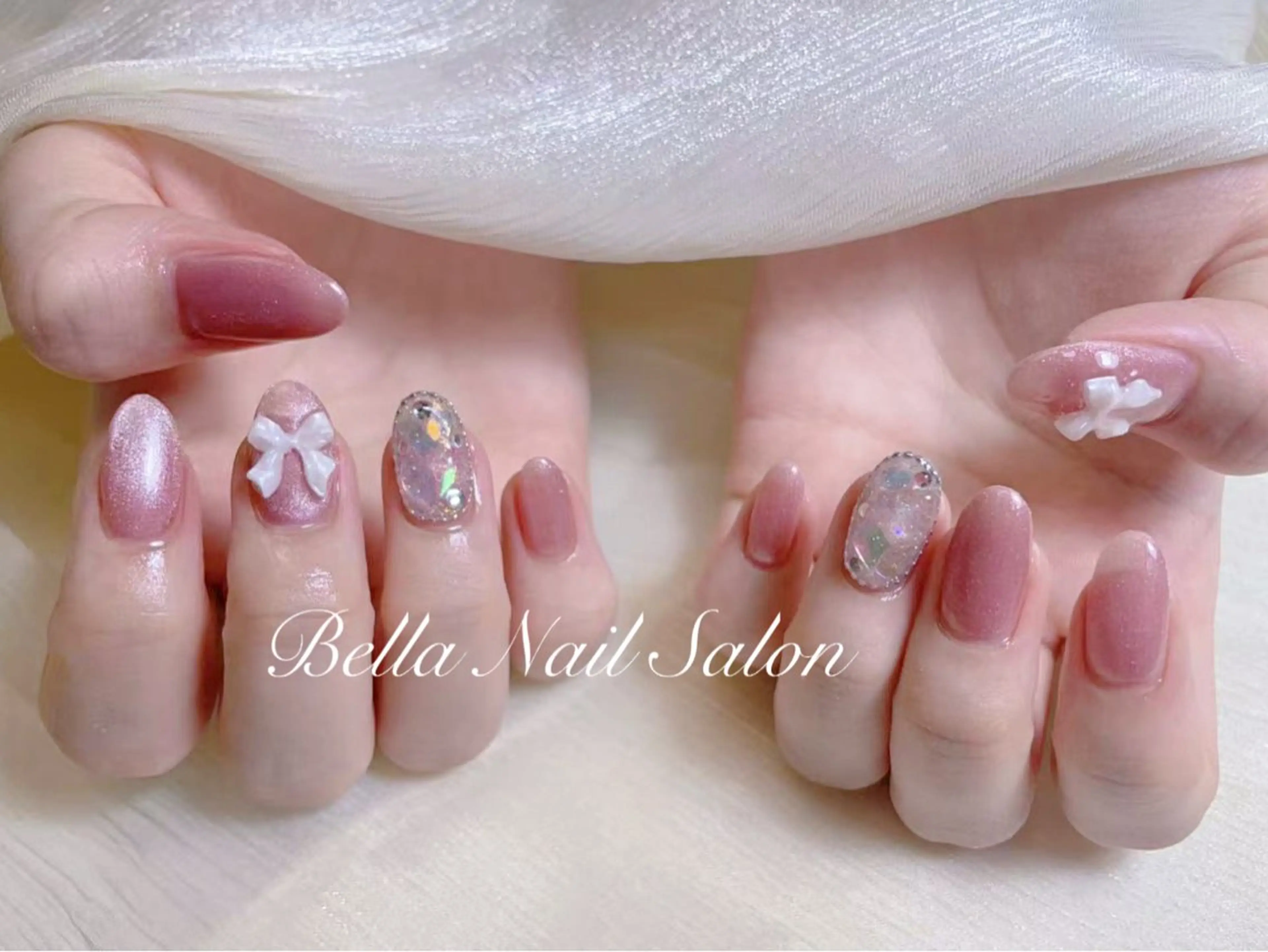 ネイル ハンドネイル Bella Nail Salonパラジェルのネイルデザイン