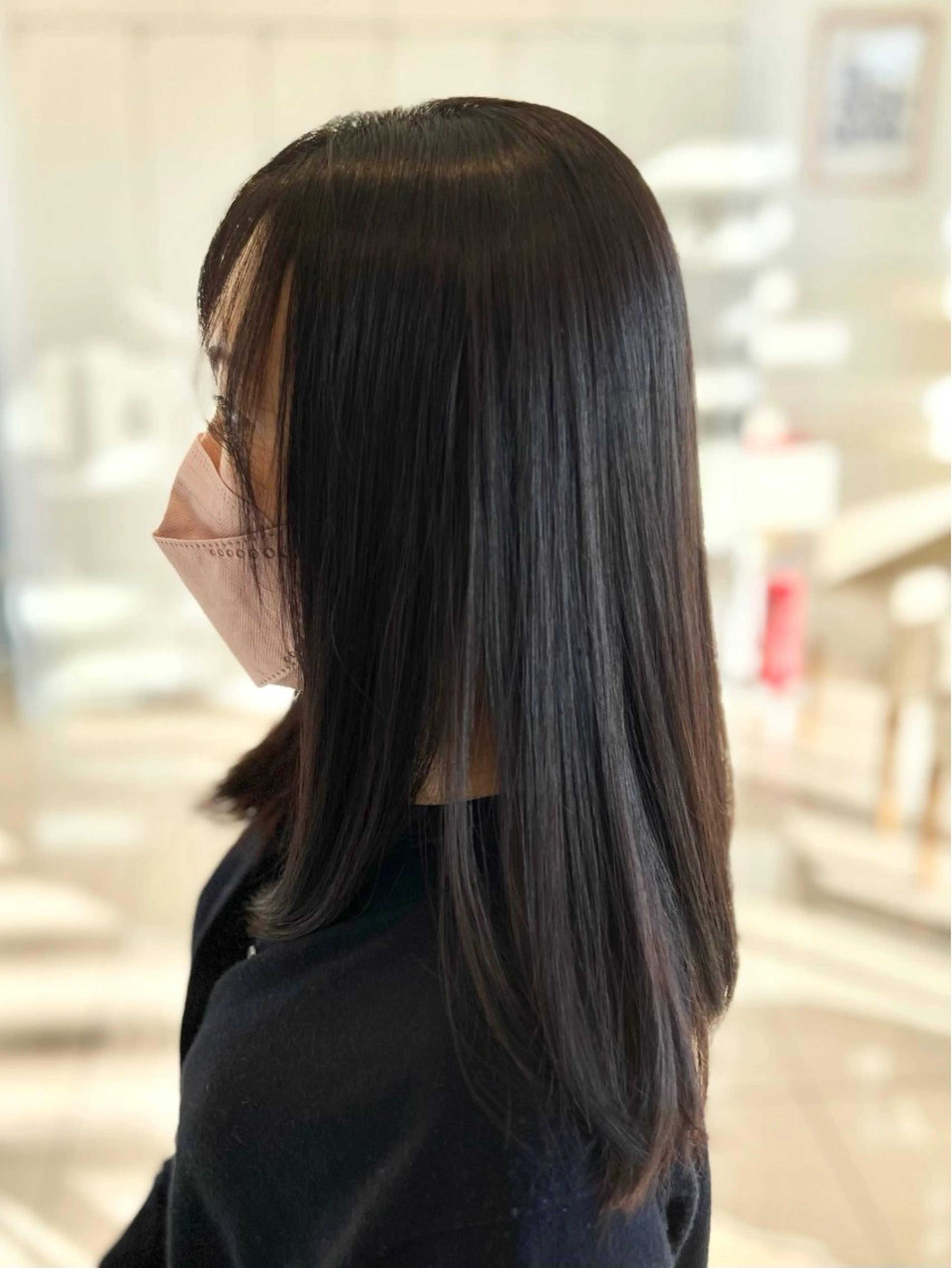 セミロング 縮毛矯正 トリートメント 金子 直樹のヘアスタイル