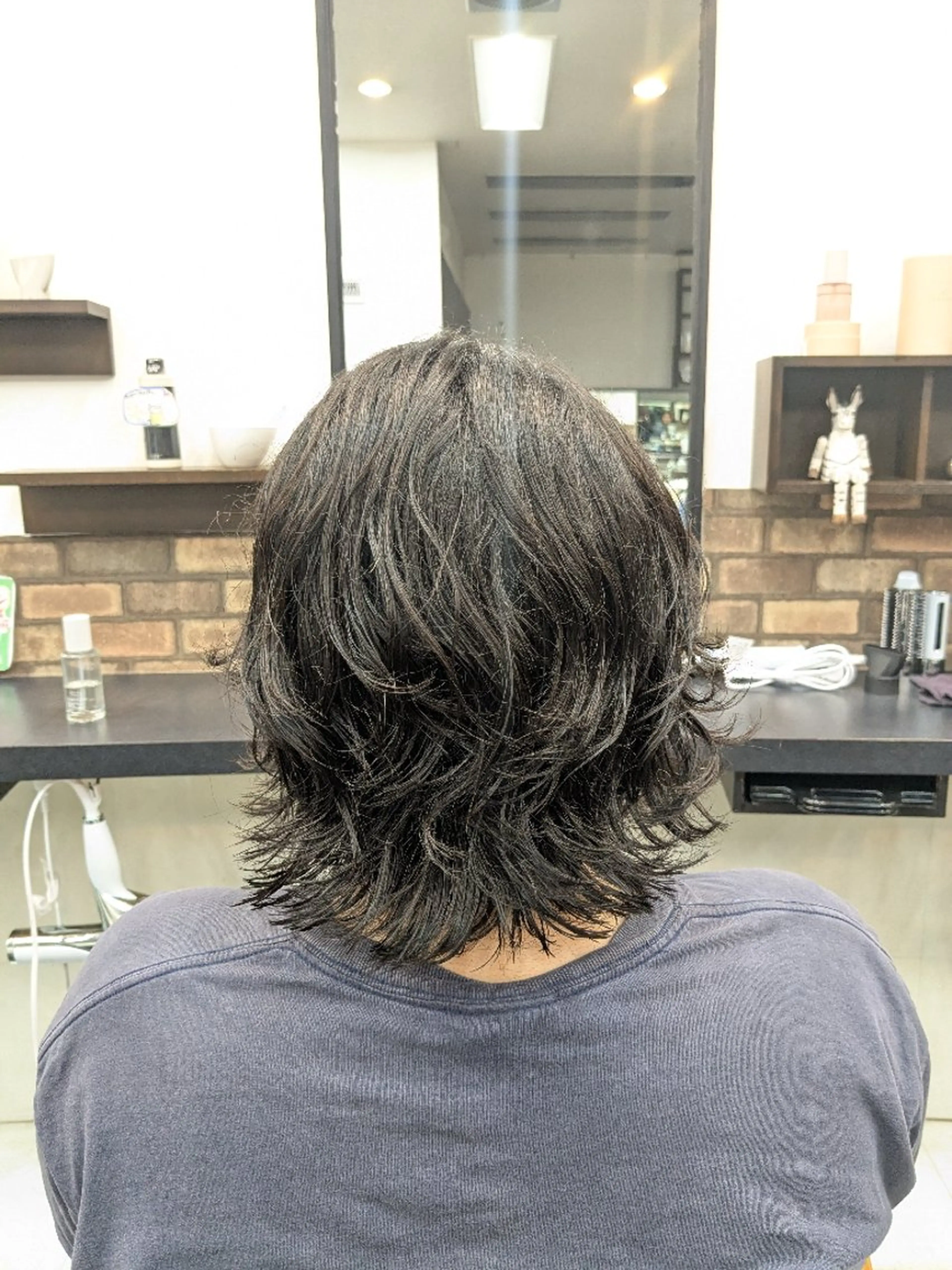 パーマ ミディアム メンズ カット パーマ Yua🔅/ Clesc'のヘアスタイル