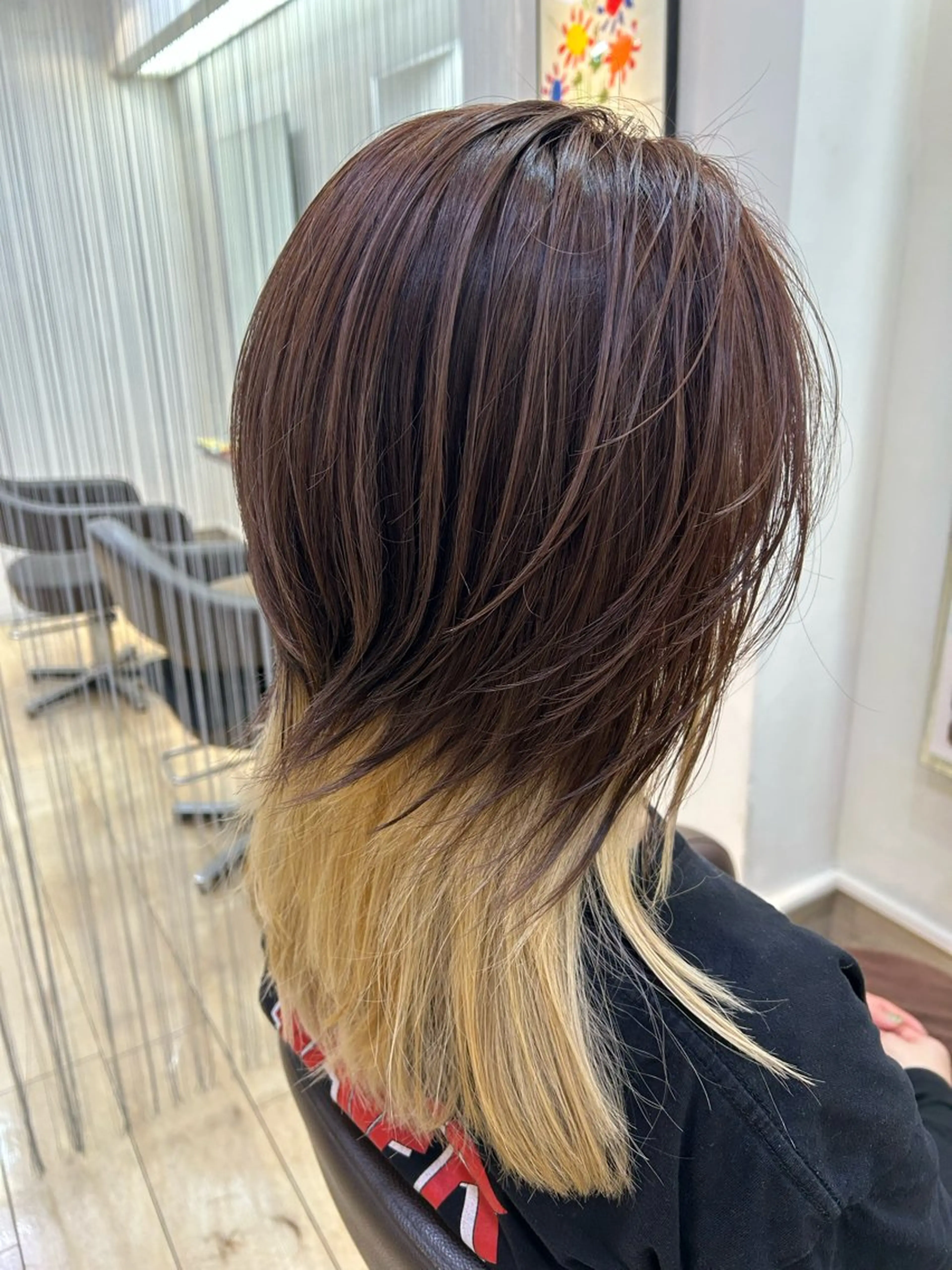 セミロング Tabata Hikaruのヘアスタイル