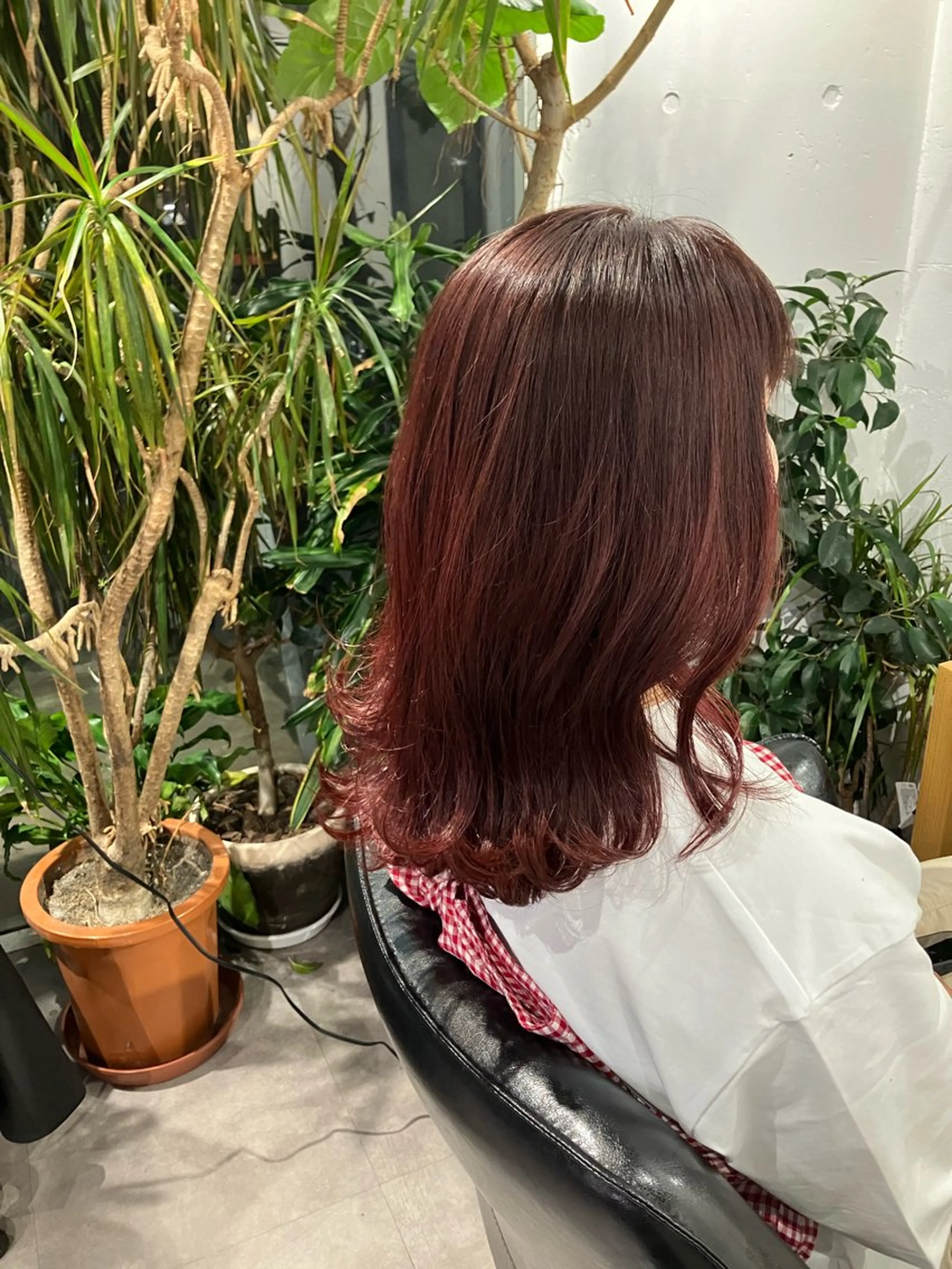 セミロング メンズパーマ shell 宮下のヘアスタイル